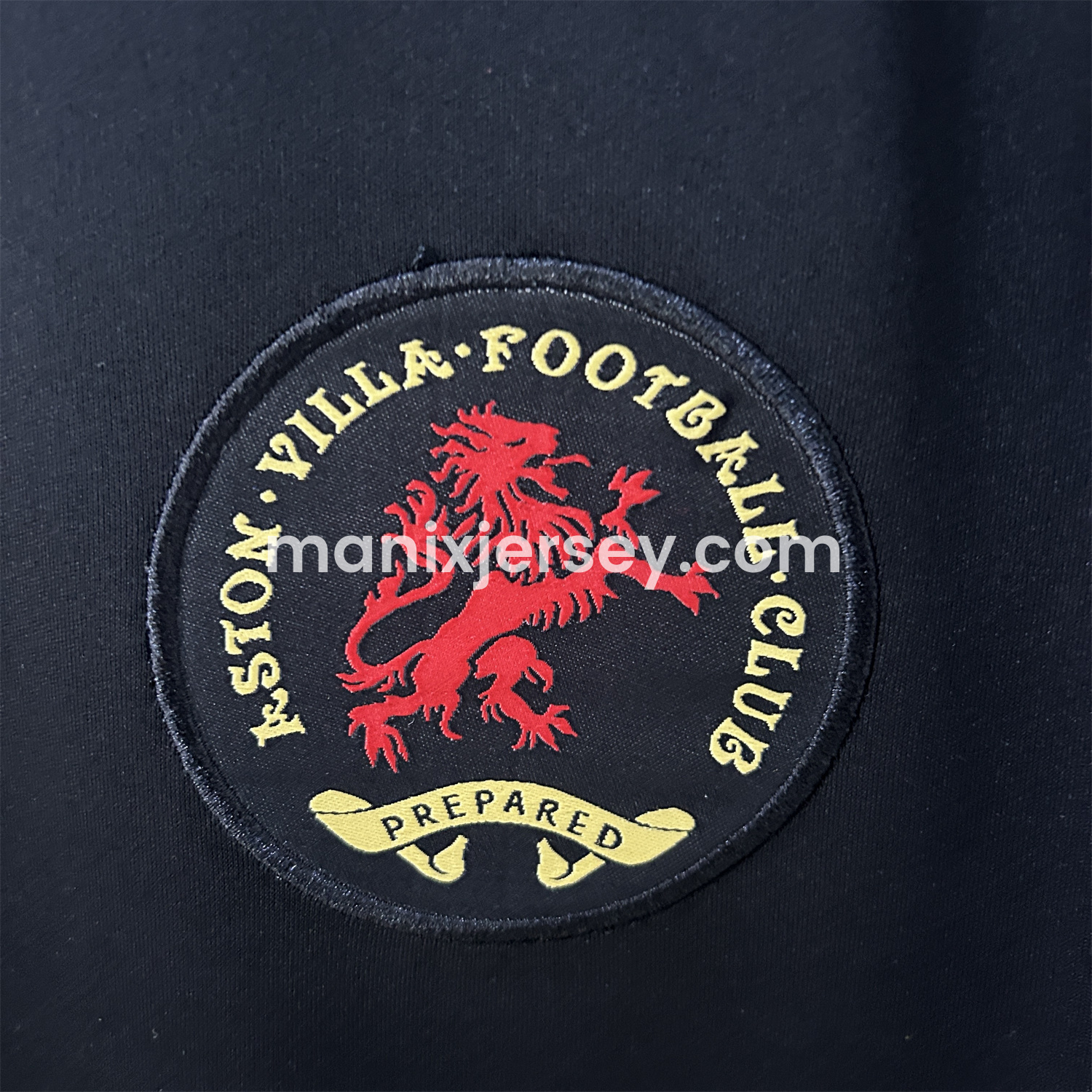 ManixJersey.com | Aston Villa 24-25 Black 150th Anniversary Jersey - Fans Version -Customize Name, Number and Patch | Worldwide Shipping