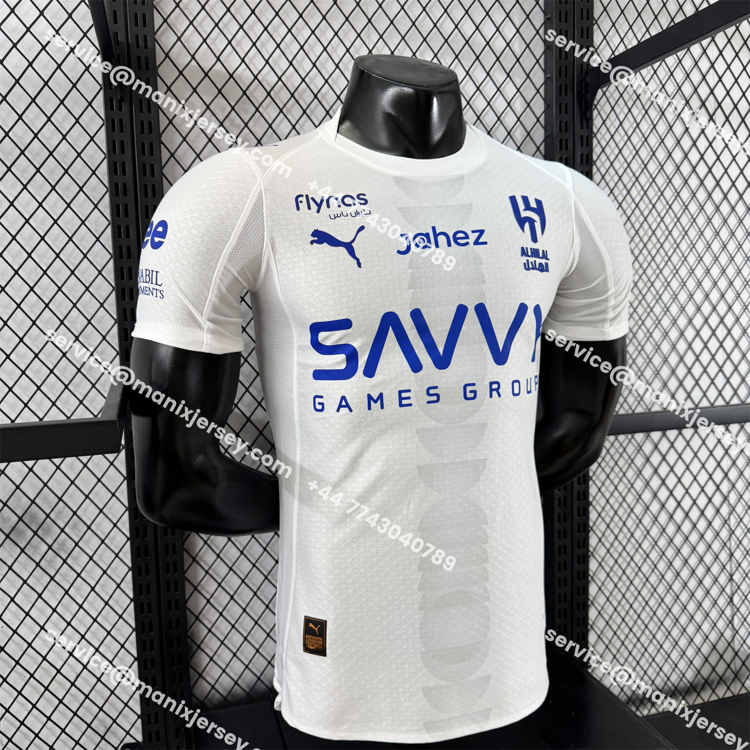 ManixJersey.com | Al Hilal Riyadh Crescent 25-26 Away Jersey With Chest Sponsor - Player Version -Customize Name, Number and Patch | Worldwide Shipping