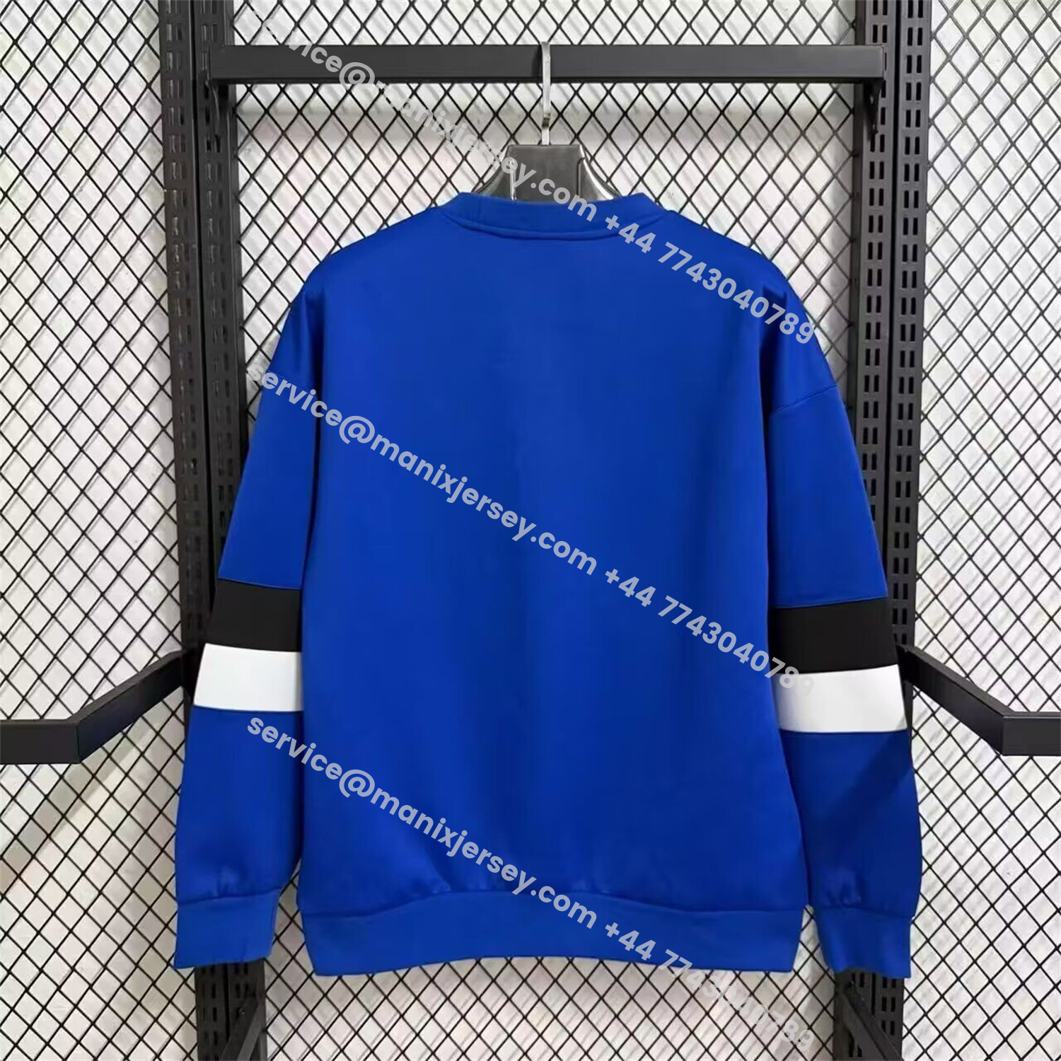 ManixJersey.com | Inter Milan Blue And White Unisex Pullover Hoodieullover Hoodie -Customize Name, Number and Patch | Worldwide Shipping