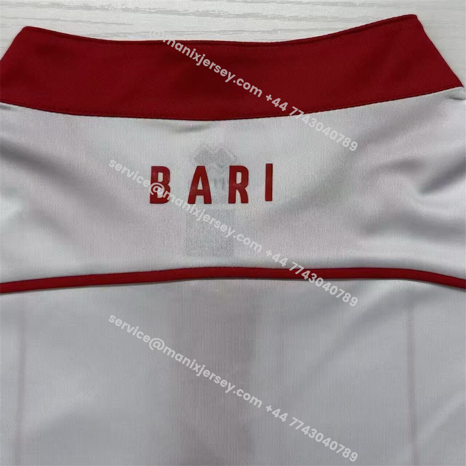 ManixJersey.com | SSC Bari 25-26 Home White Jersey - Fans Version -Customize Name, Number and Patch | Worldwide Shipping