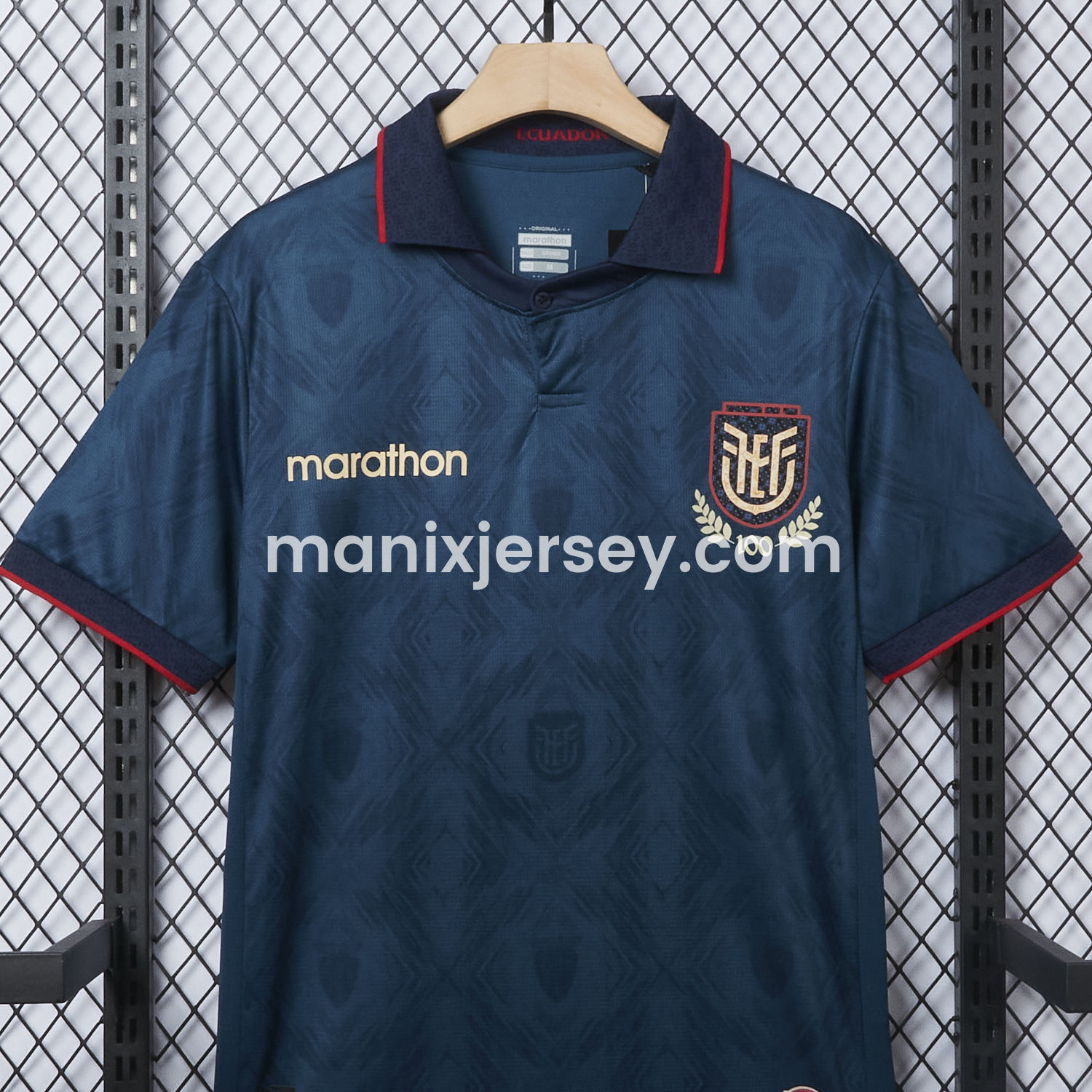ManixJersey.com | Ecuador 2025 Centenary Away Jersey - Fans Version -Customize Name, Number and Patch | Worldwide Shipping