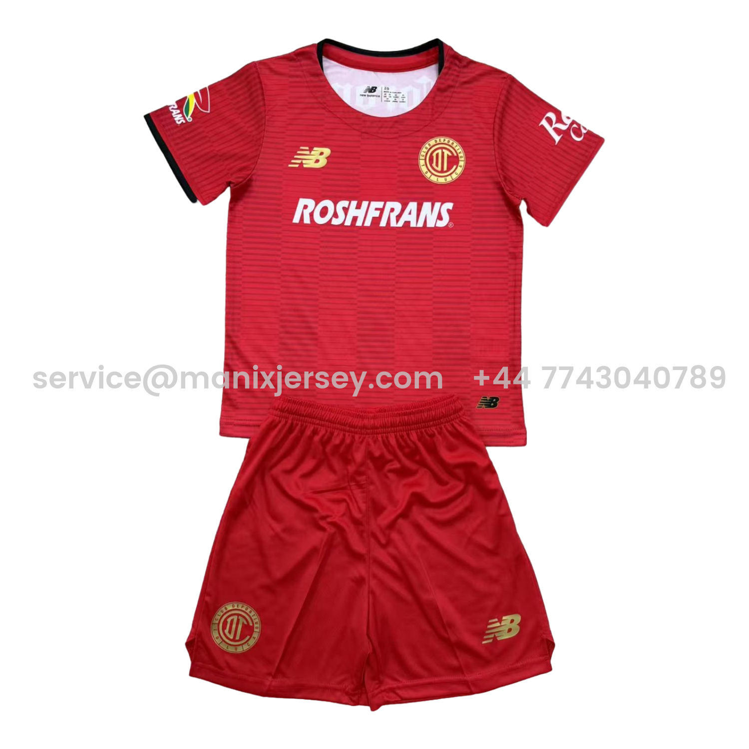 ManixJersey.com | Toluca 25-26 Home Men's Adult Jersey Set - Fans Version -Customize Name, Number and Patch | Worldwide Shipping