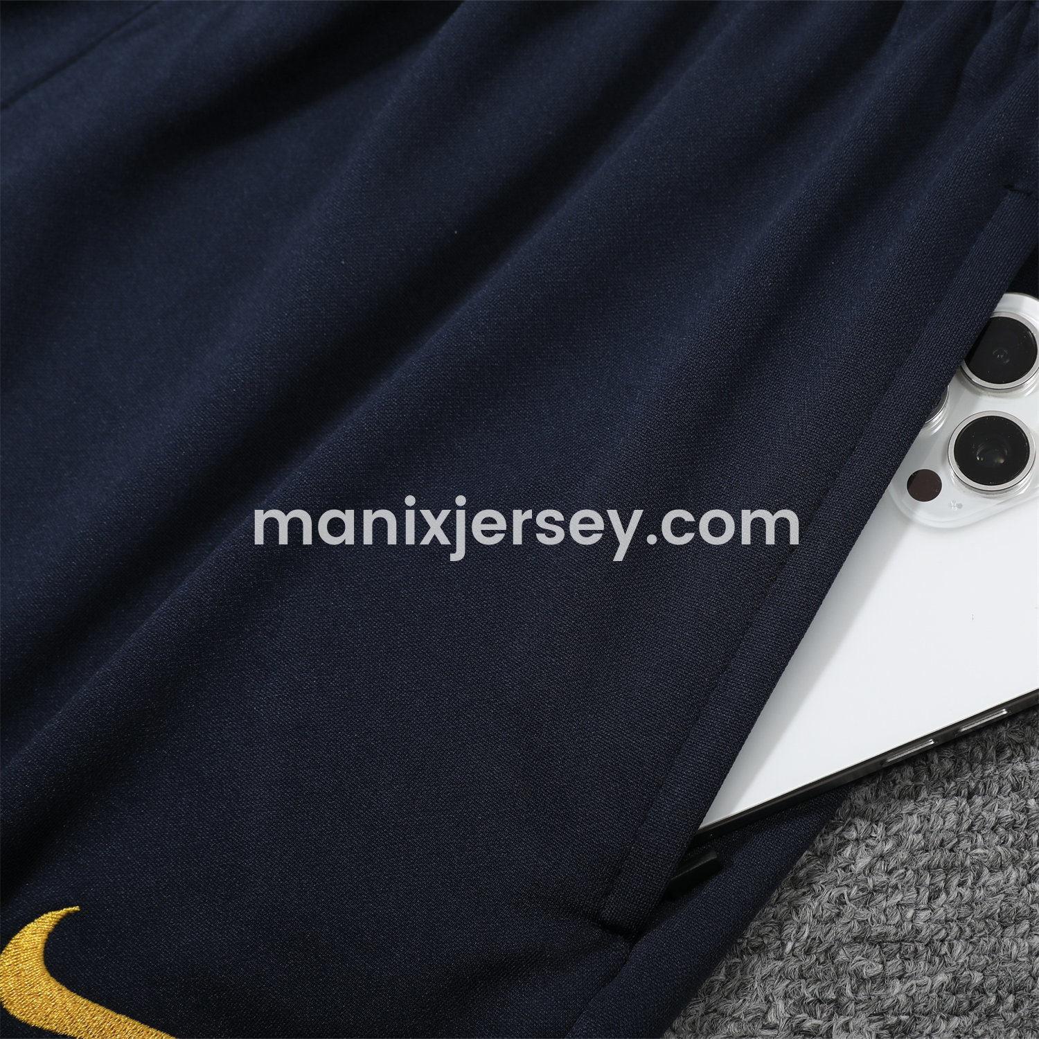 ManixJersey.com | Inter Milan 25-26 POLO Short-Sleeve Training Set - Black Top and Pants -Customize Name, Number and Patch | Worldwide Shipping