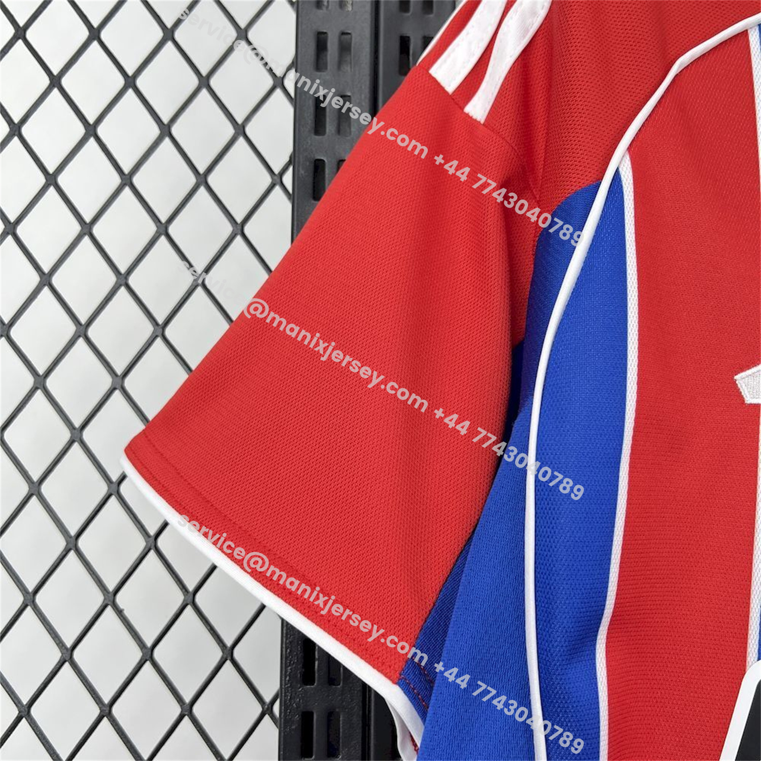 ManixJersey.com | Colo Colo 25-26 Red And Blue Third Jersey - Fans Version -Customize Name, Number and Patch | Worldwide Shipping