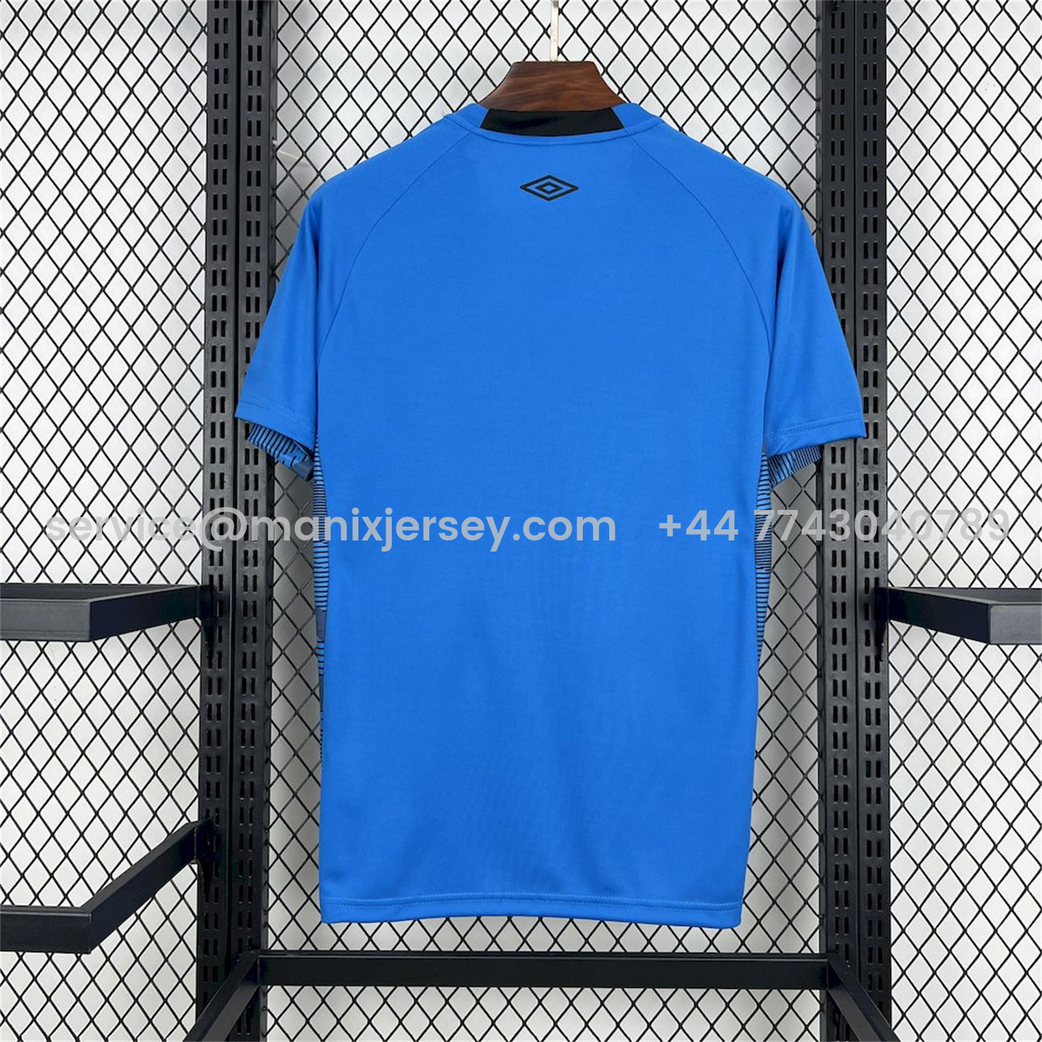 ManixJersey.com | Santos 25-26 Blue Goalkeeper Unsponsored Jersey - Fans Version -Customize Name, Number and Patch | Worldwide Shipping