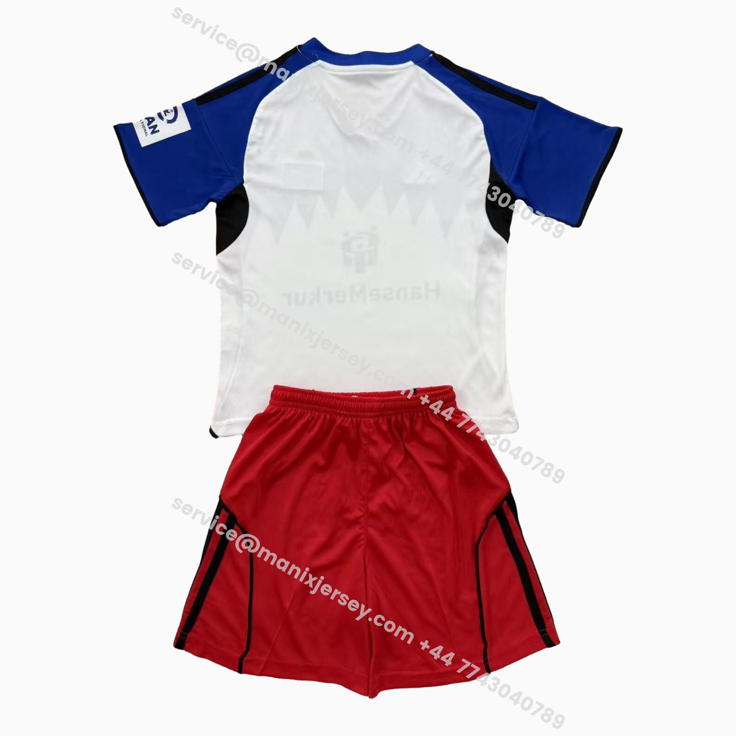 ManixJersey.com | Hamburger SV 25-26 Home Men's Adult Jersey Set - Fans Version -Customize Name, Number and Patch | Worldwide Shipping