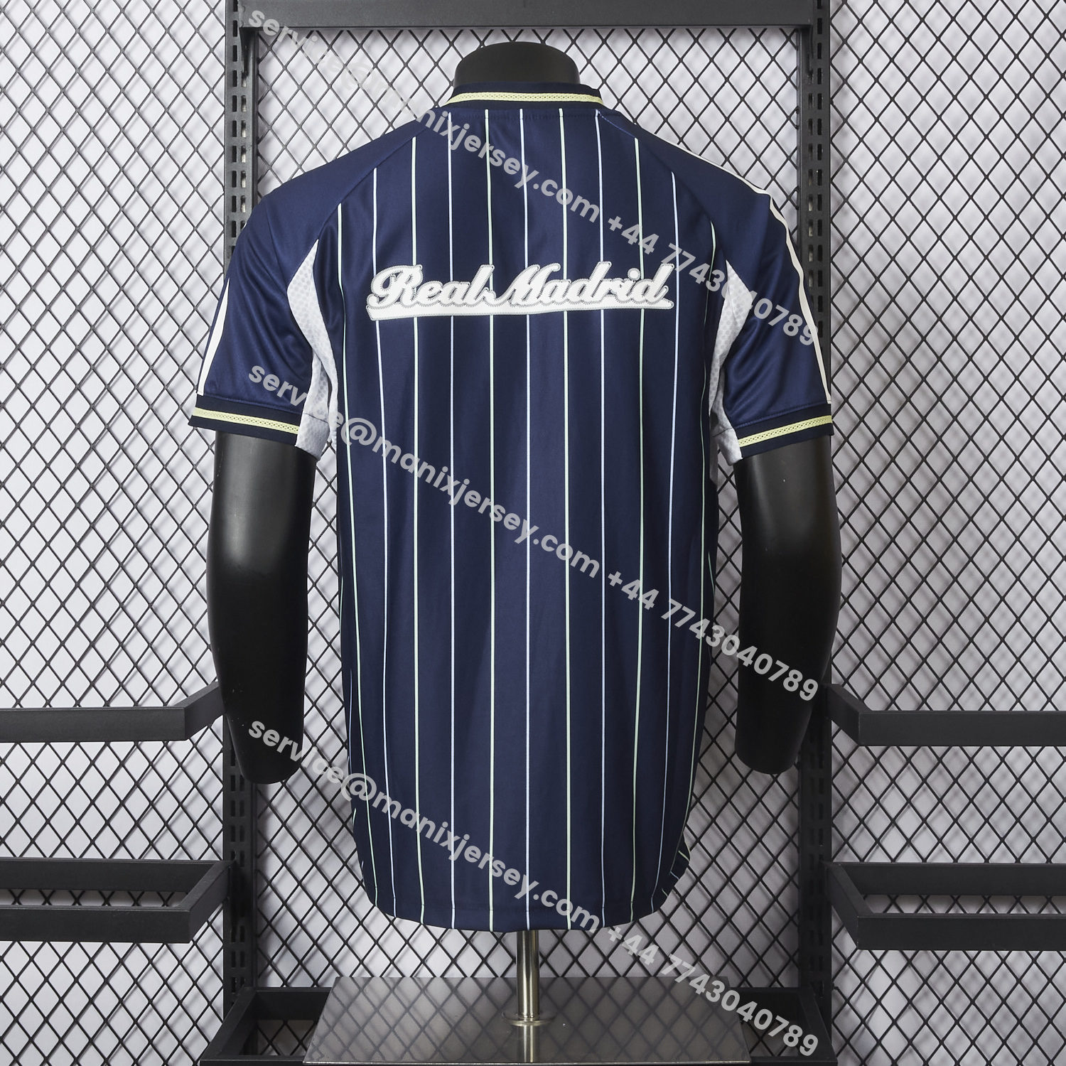 ManixJersey.com | Real Madrid 25-26 Deep Blue Baseball Jersey - Player Version -Customize Name, Number and Patch | Worldwide Shipping