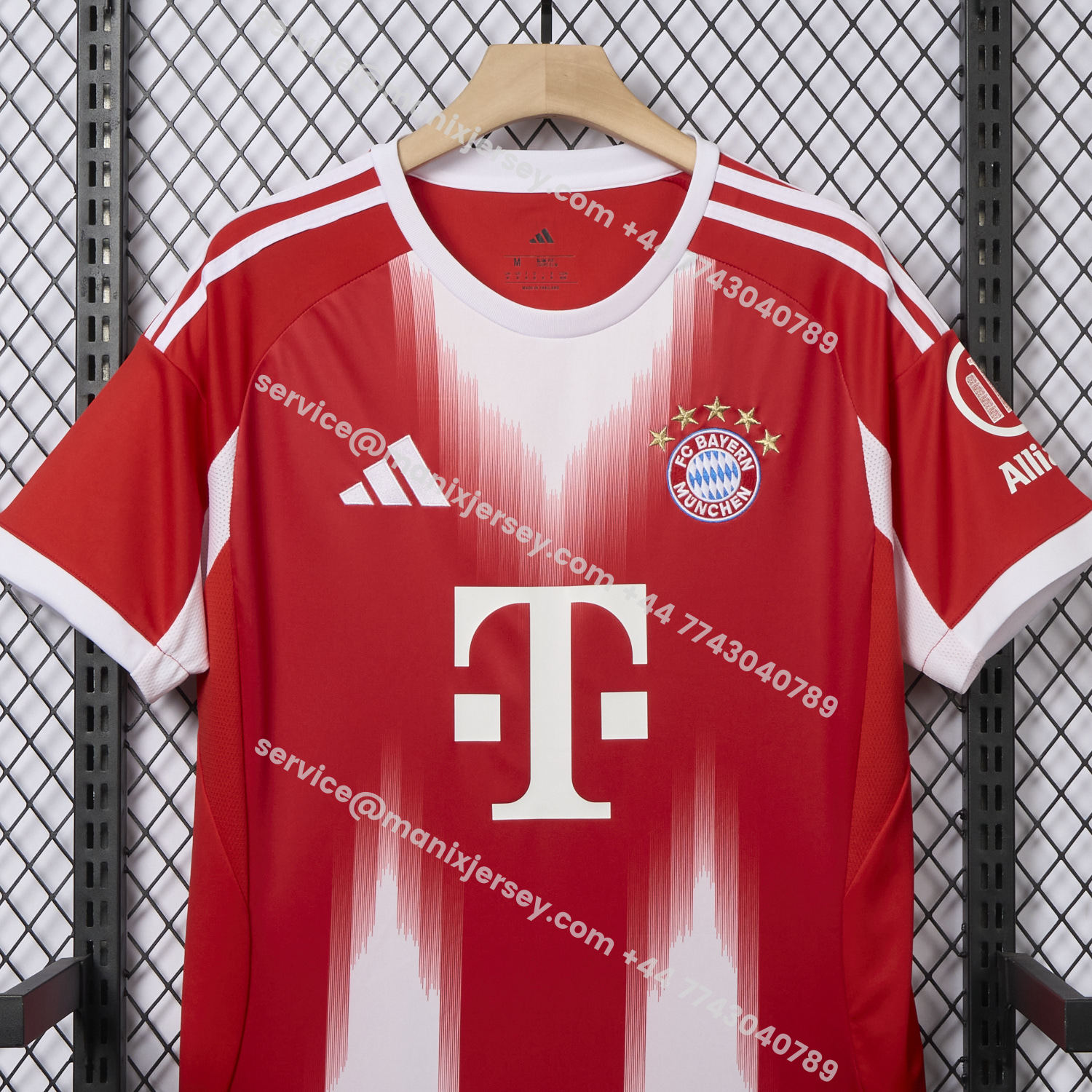ManixJersey.com | Bayern Munich 25-26 Home Kane Limited Edition Jersey - Fans Version -Customize Name, Number and Patch | Worldwide Shipping