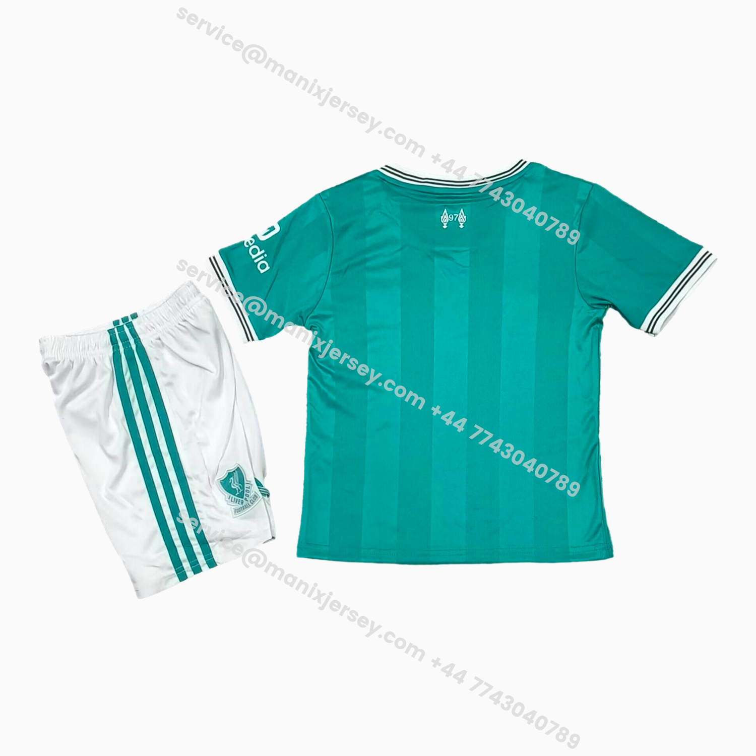 ManixJersey.com | Liver.pool 25-26 Third Green Kids Kit -Customize Name, Number and Patch | Worldwide Shipping