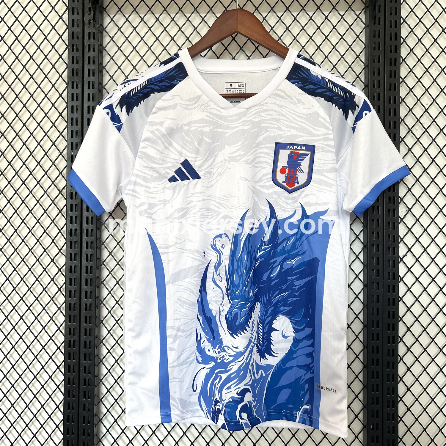 ManixJersey.com | Japan 25-26 Blue Dragon White Jersey - Fans Version -Customize Name, Number and Patch | Worldwide Shipping