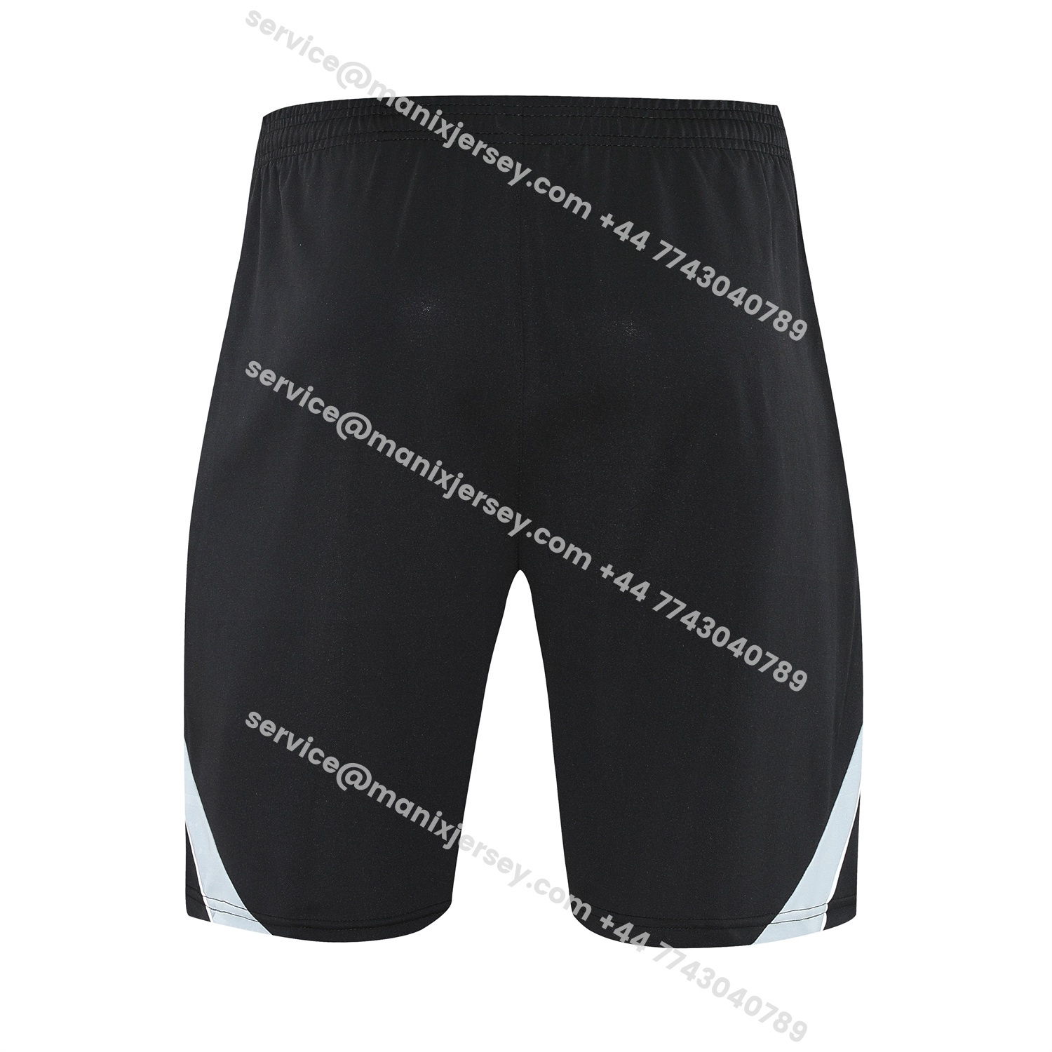 ManixJersey.com | Real Madrid 25-26 Vest Training Set - Grey And White Vest & Black Shorts -Customize Name, Number and Patch | Worldwide Shipping