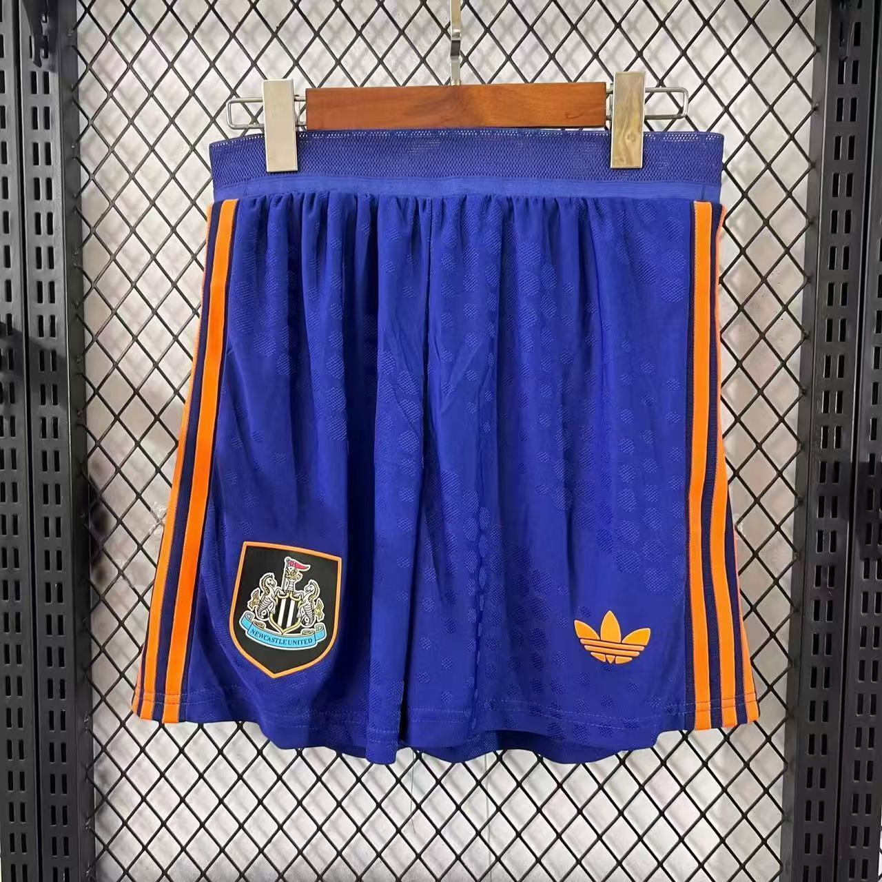 ManixJersey.com | Newcastle United 25-26 Third Blue Shorts - Player Version -Customize Name, Number and Patch | Worldwide Shipping