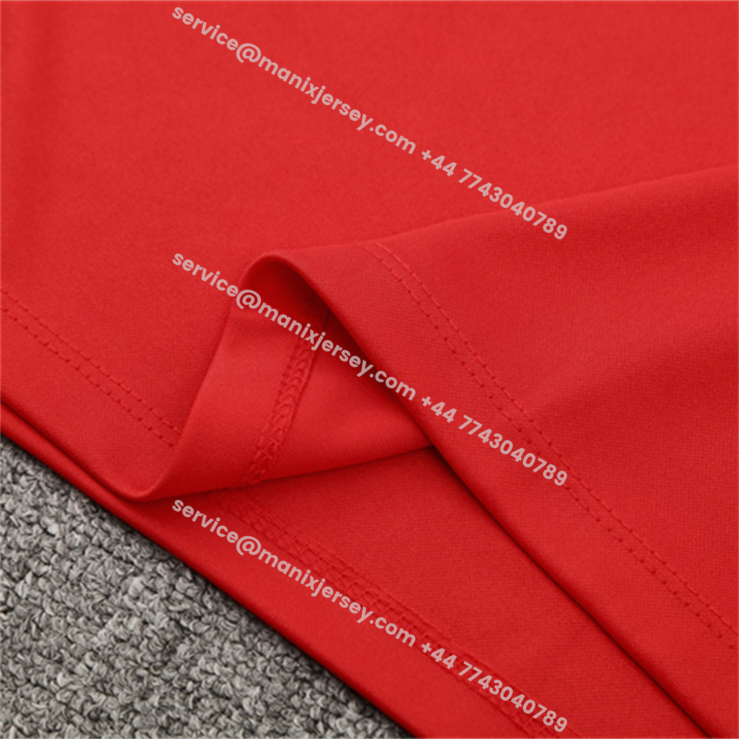 ManixJersey.com | Portugal 25-26 Kids Long Sleeve Training Set - Red Top & Black Pants -Customize Name, Number and Patch | Worldwide Shipping