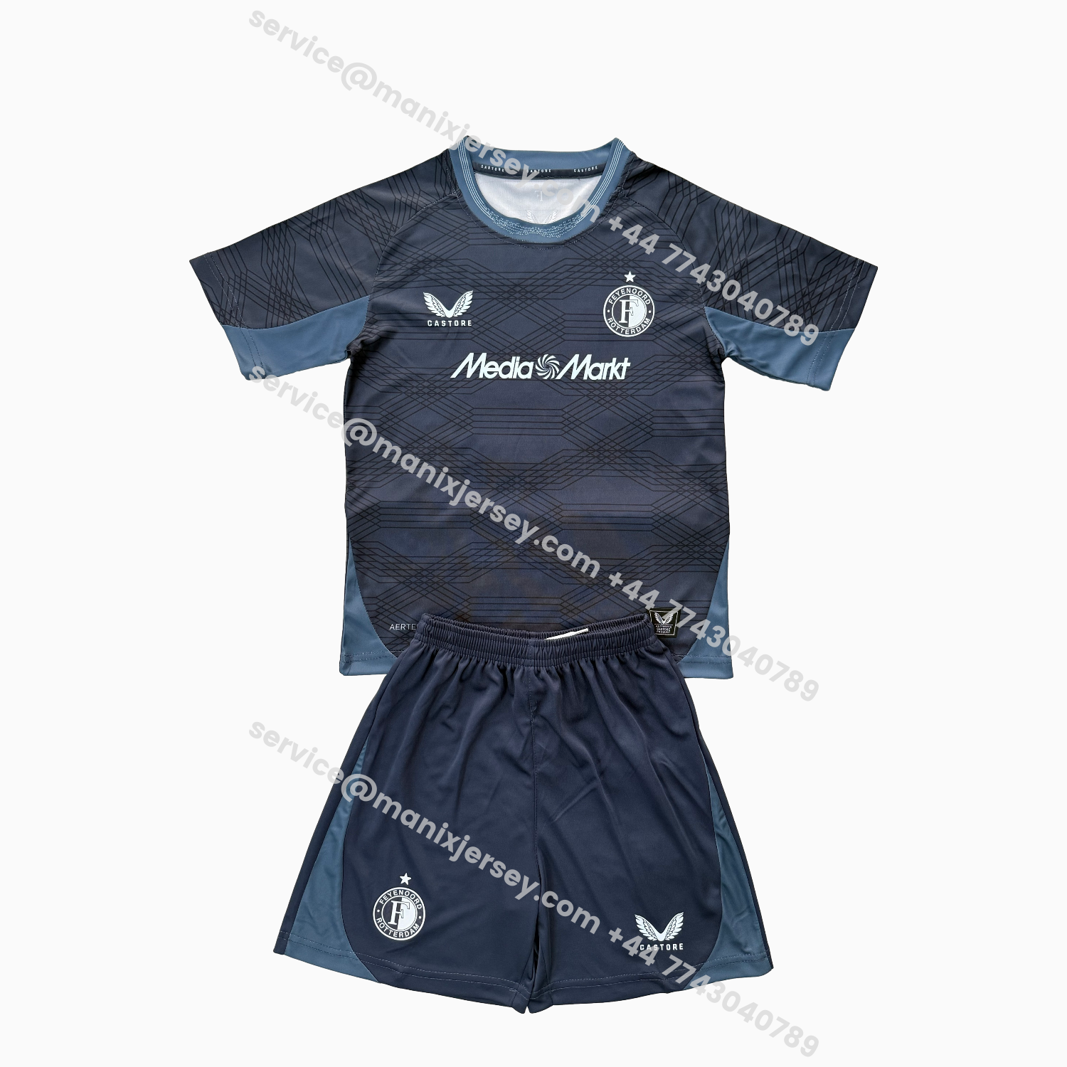 ManixJersey.com | Feyenoord 25-26 Away Men's Adult Jersey Set - Fans Version -Customize Name, Number and Patch | Worldwide Shipping