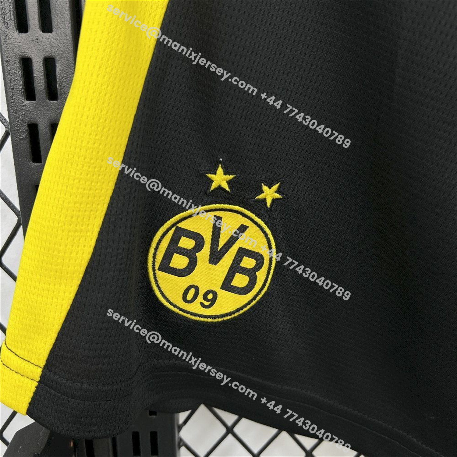 ManixJersey.com | Dortmund 25-26 Home Black Shorts - Fans Version -Customize Name, Number and Patch | Worldwide Shipping