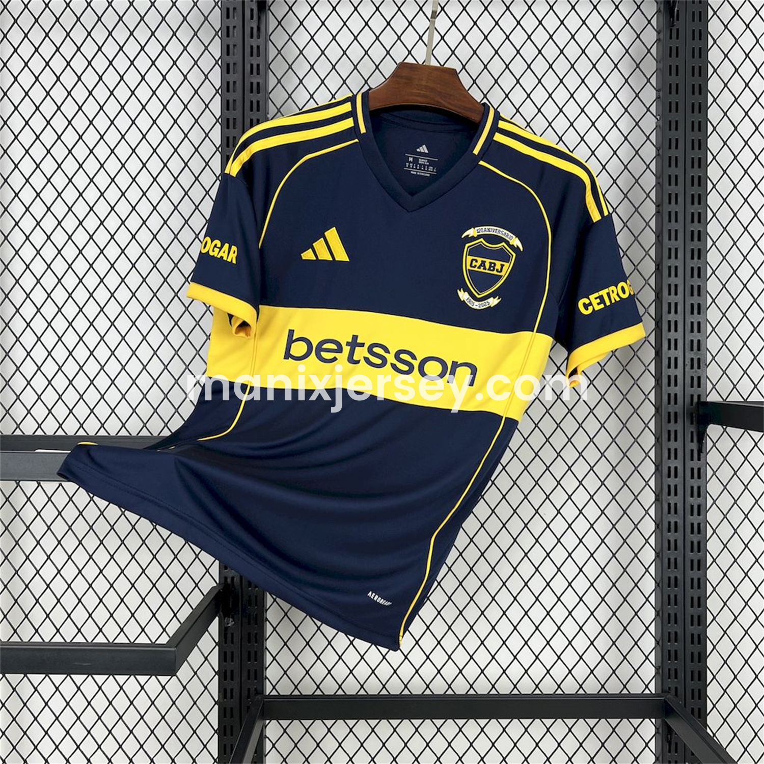 ManixJersey.com | Boca Juniors 25-26 Home 120th Anniversary Jersey - Fans Version -Customize Name, Number and Patch | Worldwide Shipping