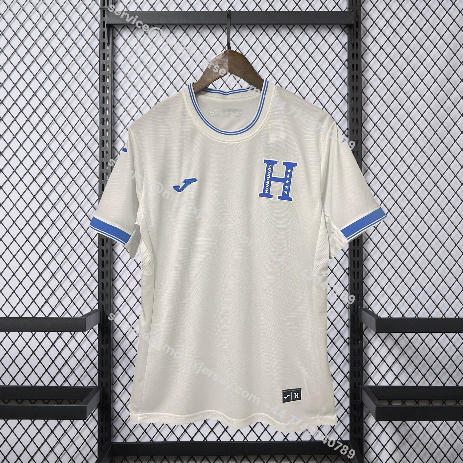 ManixJersey.com | Honduras 2024 Home White Jersey - Fans Version -Customize Name, Number and Patch | Worldwide Shipping