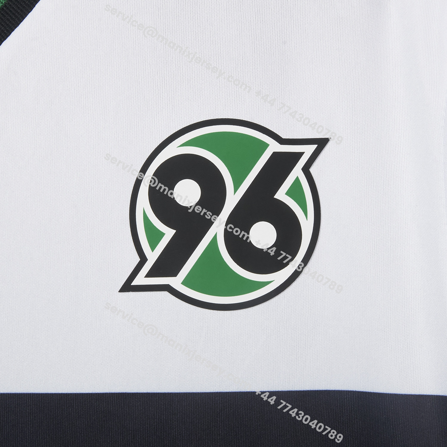 ManixJersey.com | Hannover 96 25-26 Third White Jersey - Fans Version -Customize Name, Number and Patch | Worldwide Shipping