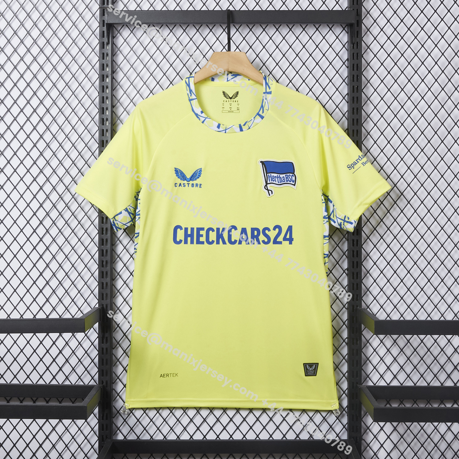 ManixJersey.com | Hertha BSC 25-26 Third Jersey - Fans Version -Customize Name, Number and Patch | Worldwide Shipping
