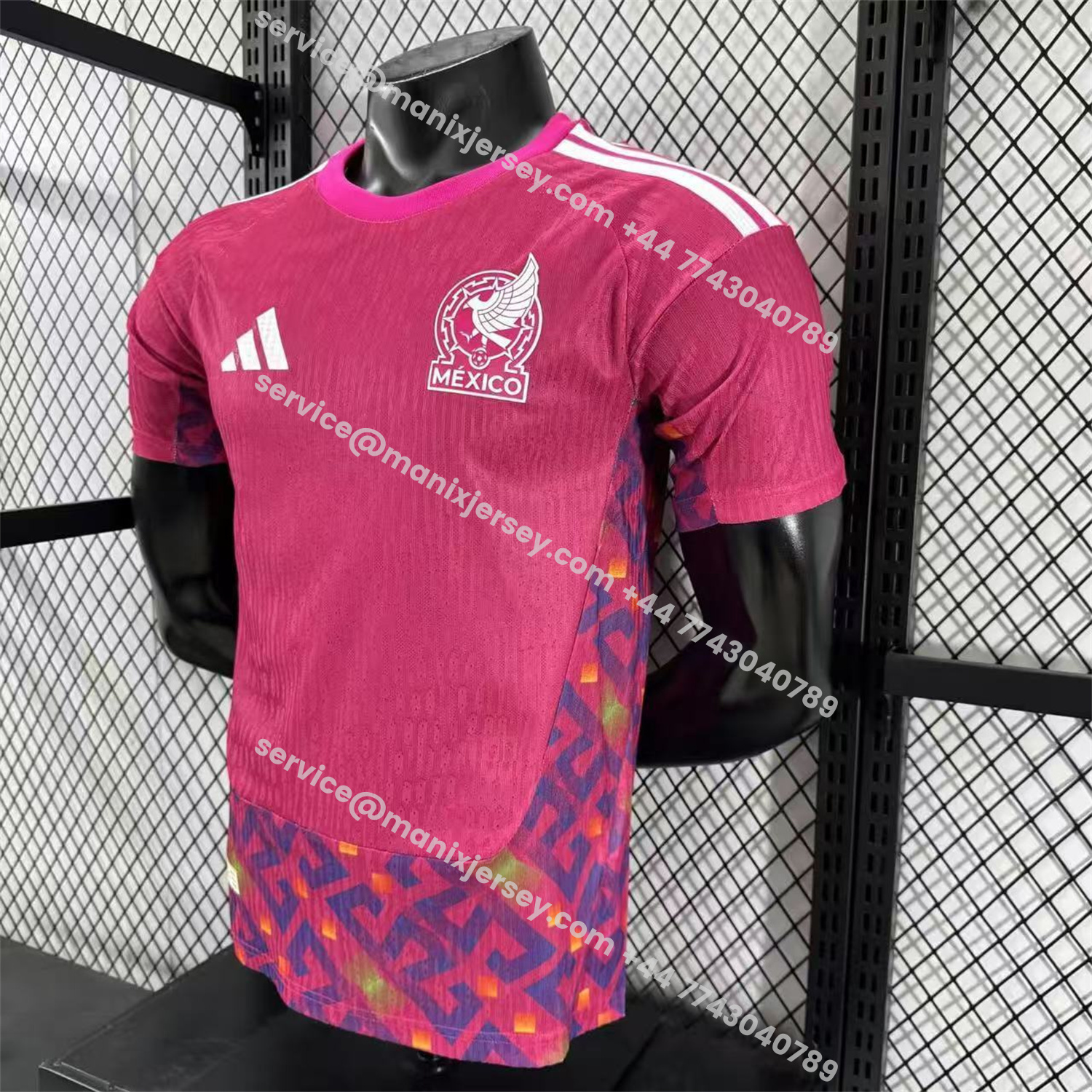 ManixJersey.com | Mexico 2026 Pink Goalkeeper Jersey - Player Version -Customize Name, Number and Patch | Worldwide Shipping