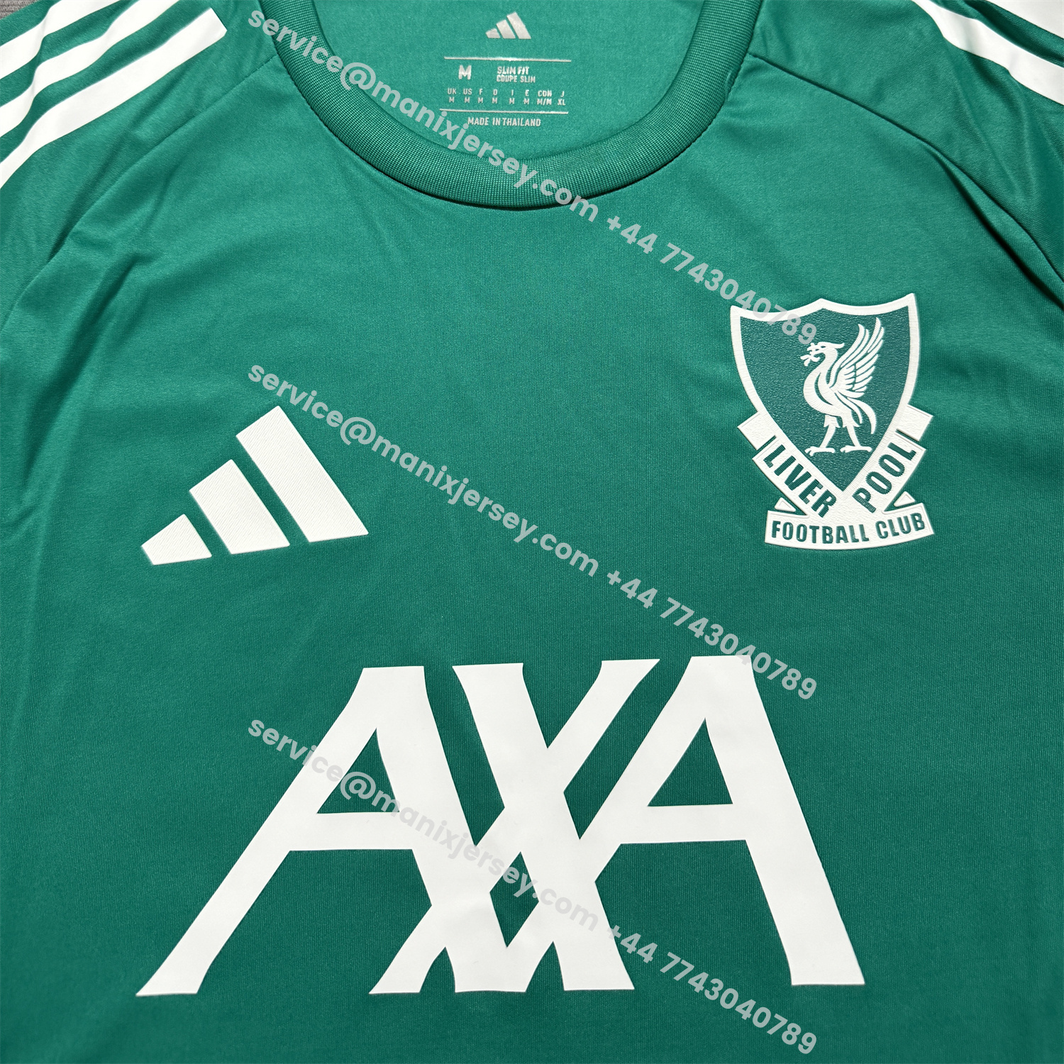 ManixJersey.com | Liver.pool 25-26 AXA Green Training Jersey - Fans Version -Customize Name, Number and Patch | Worldwide Shipping