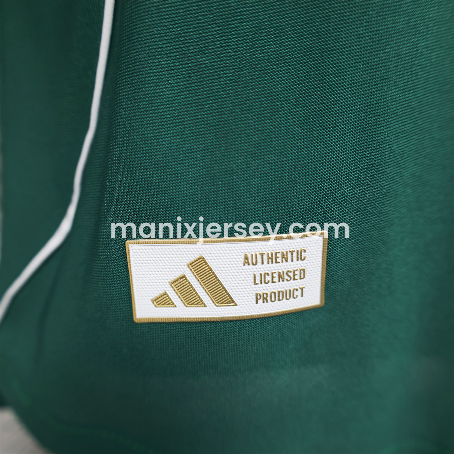 ManixJersey.com | Real Madrid 25-26 Green Teamgeist Collar Special Edition Jersey - Player Version -Customize Name, Number and Patch | Worldwide Shipping