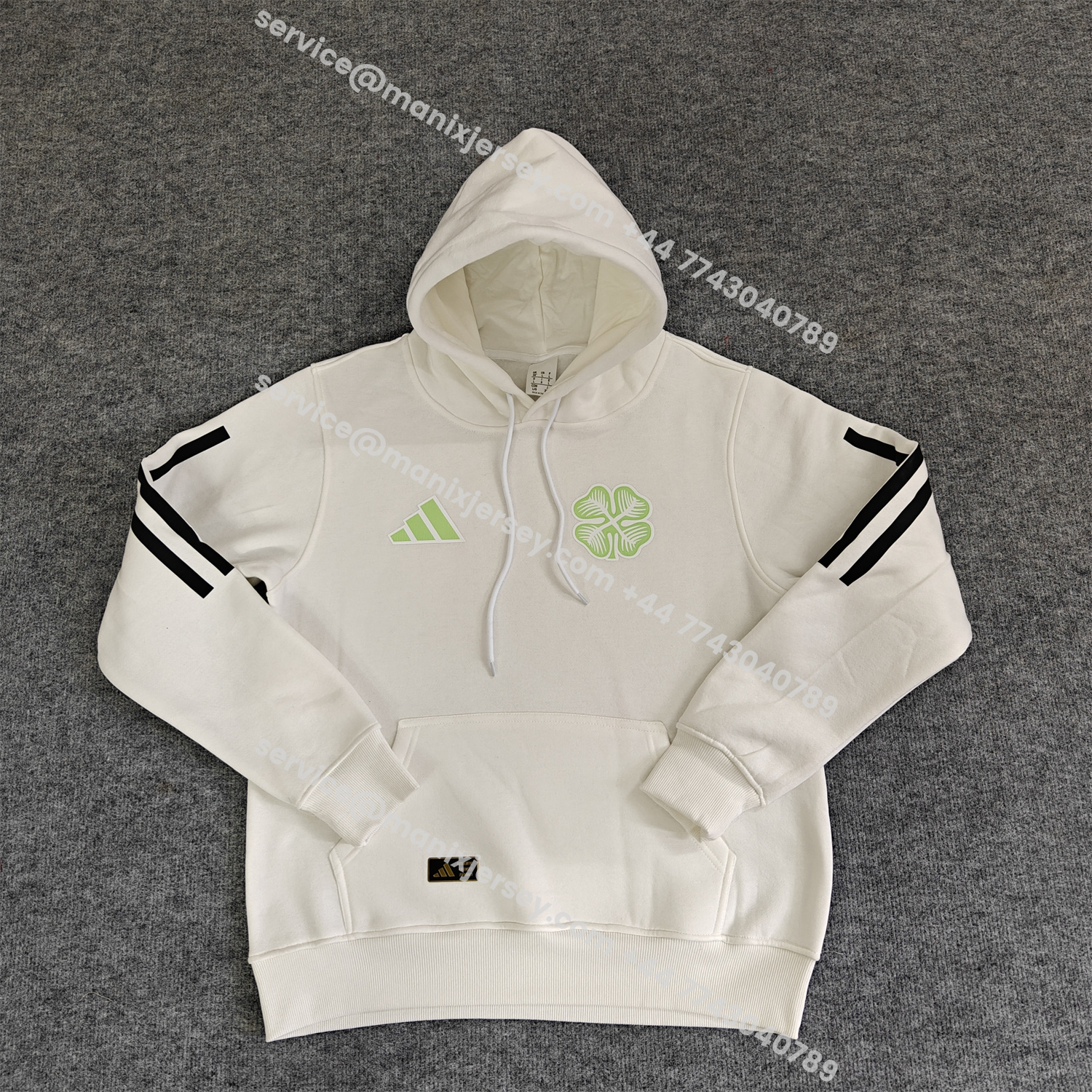 ManixJersey.com | Celtic 25-26 Home Unisex Pullover Hoodie -Customize Name, Number and Patch | Worldwide Shipping