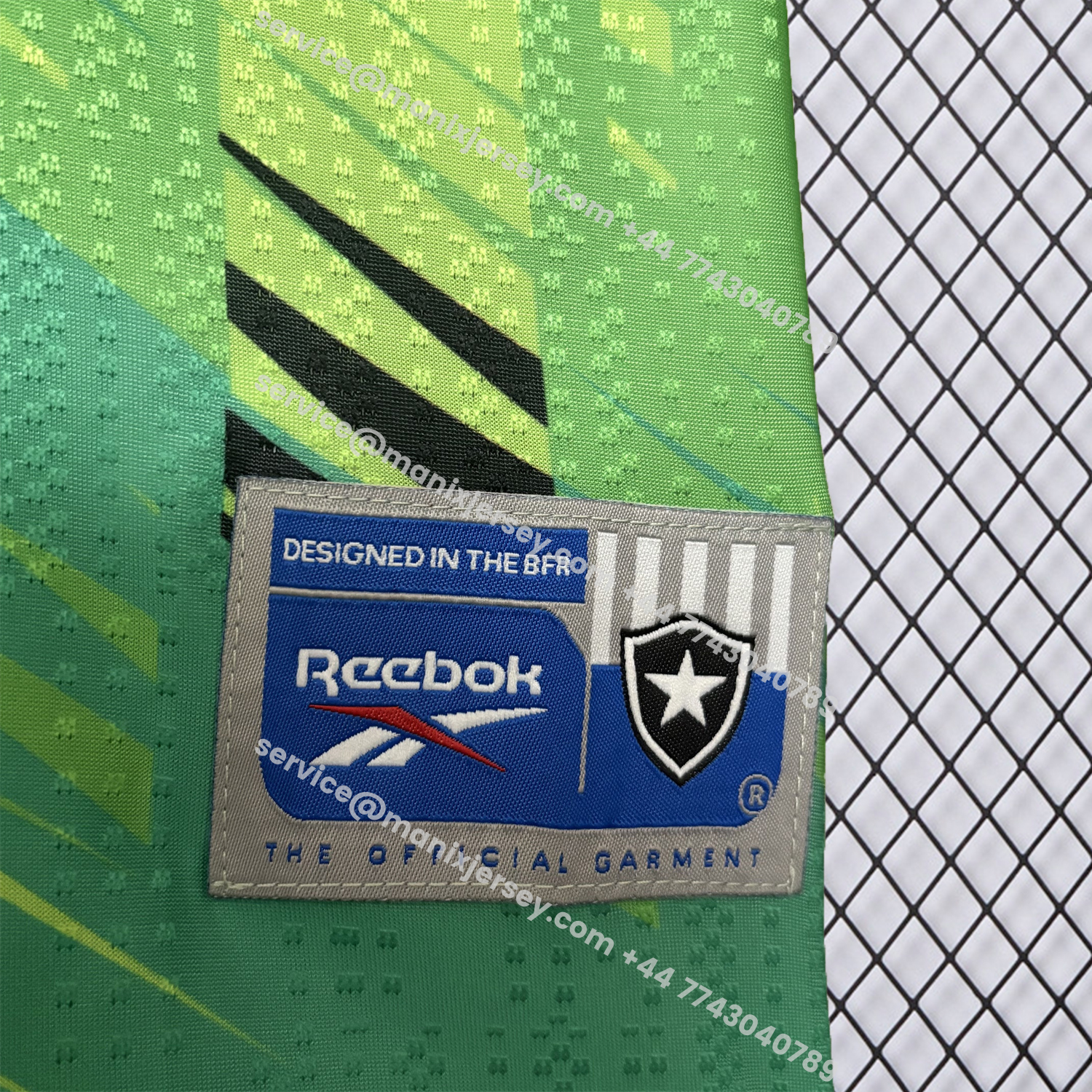 ManixJersey.com | Botafogo 25-26 Green And Black Training Jersey - Fans Version -Customize Name, Number and Patch | Worldwide Shipping