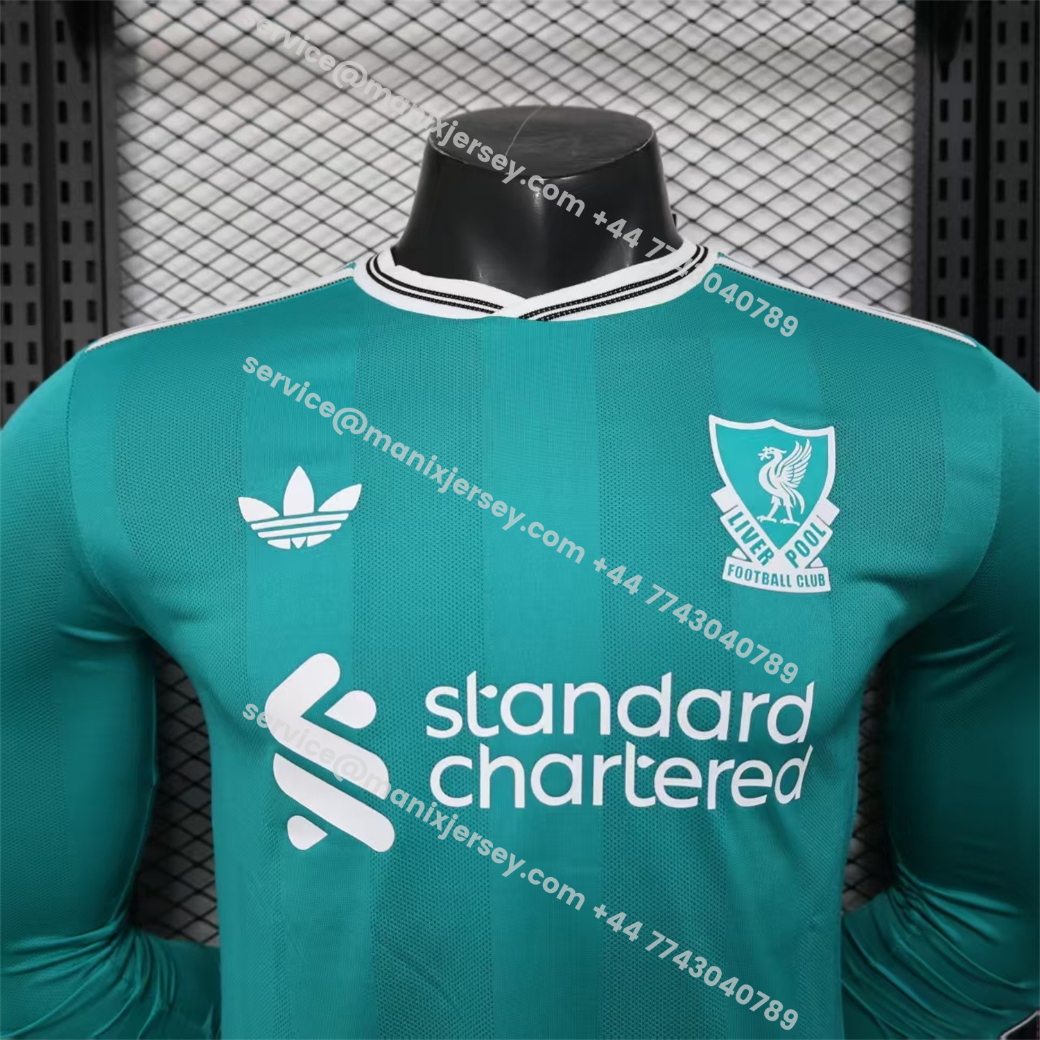 ManixJersey.com | Liver.pool 25-26 Third Green Long Sleeves Jersey - Player Version -Customize Name, Number and Patch | Worldwide Shipping
