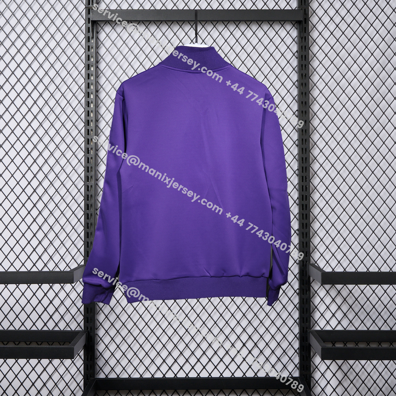 ManixJersey.com | Real Madrid 25-26 White Lines Training Set - Purple Top and Purple Pants -Customize Name, Number and Patch | Worldwide Shipping