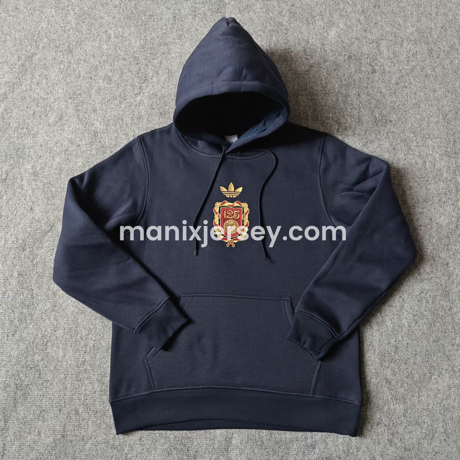 ManixJersey.com | Bayern Munich 2025 125th Anniversary Unisex Pullover Hoodie -Customize Name, Number and Patch | Worldwide Shipping