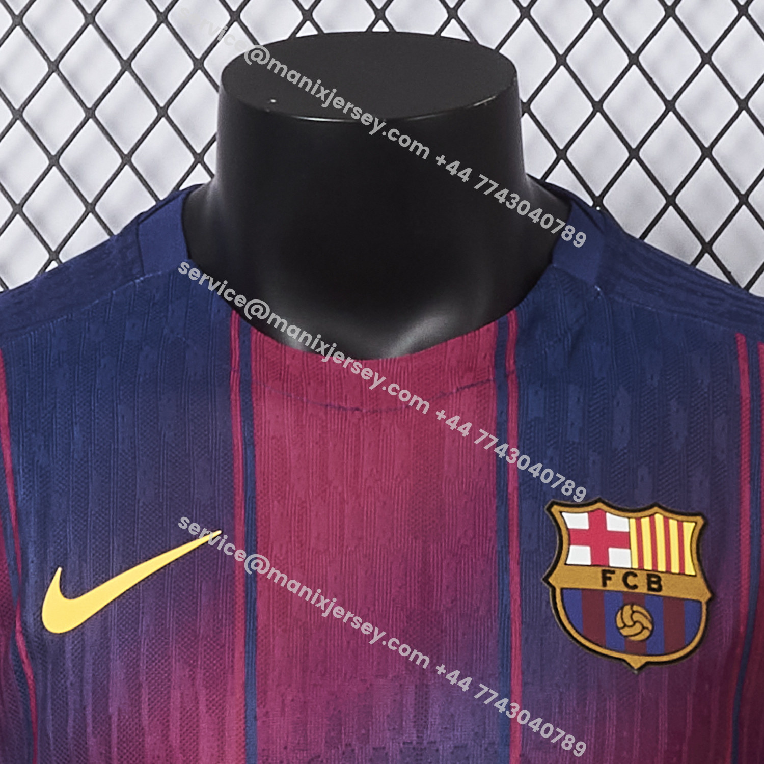 ManixJersey.com | Barcelona 25-26 Ed Sheeran Home Special Jersey - Player Version -Customize Name, Number and Patch | Worldwide Shipping