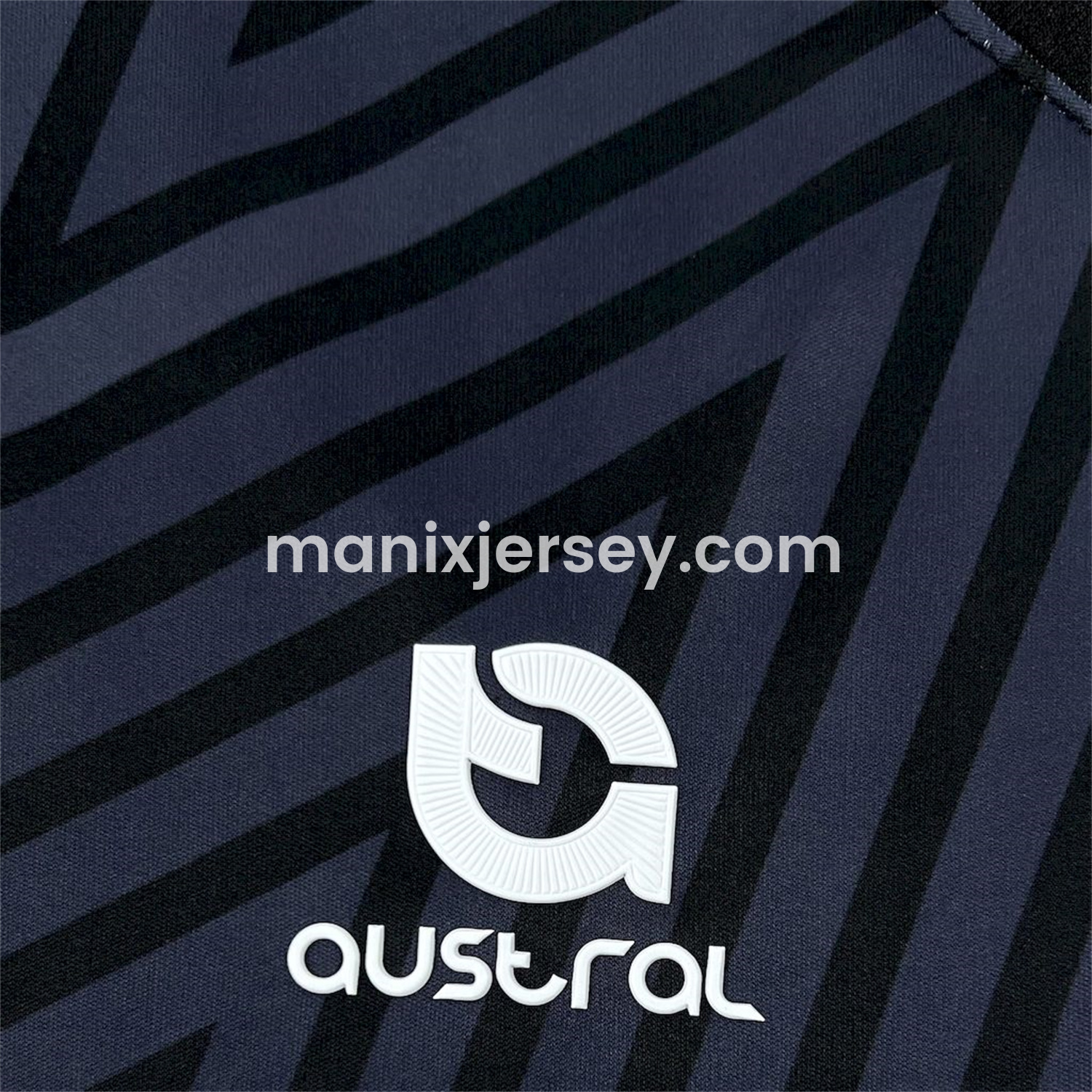 ManixJersey.com | Racing de Santander 24-25 Black Goalkeeper Jersey - Fans Version -Customize Name, Number and Patch | Worldwide Shipping