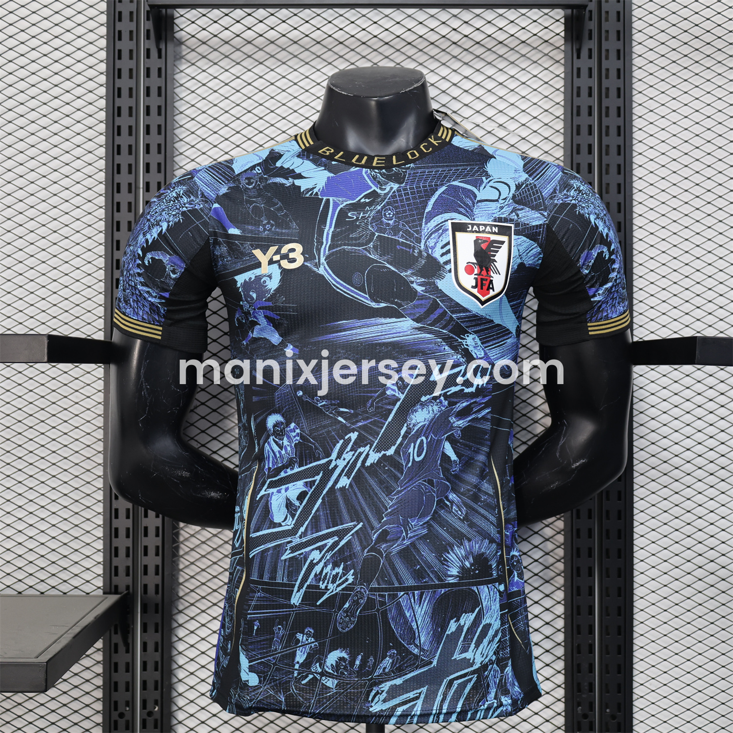 ManixJersey.com | Japan 2025 Y3 BLUELOCK Special Edition Jersey - Player Version -Customize Name, Number and Patch | Worldwide Shipping