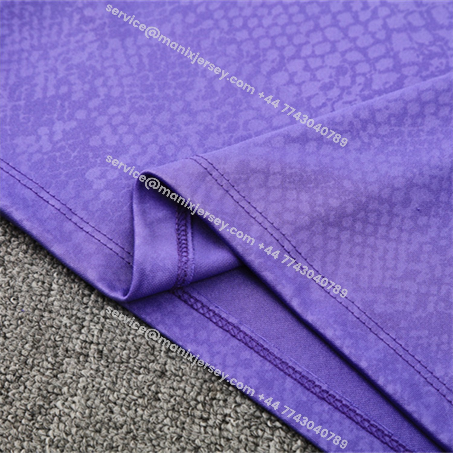 ManixJersey.com | Barcelona 25-26 X KB Long Sleeve Training Set - Purple Top & Black Pants -Customize Name, Number and Patch | Worldwide Shipping