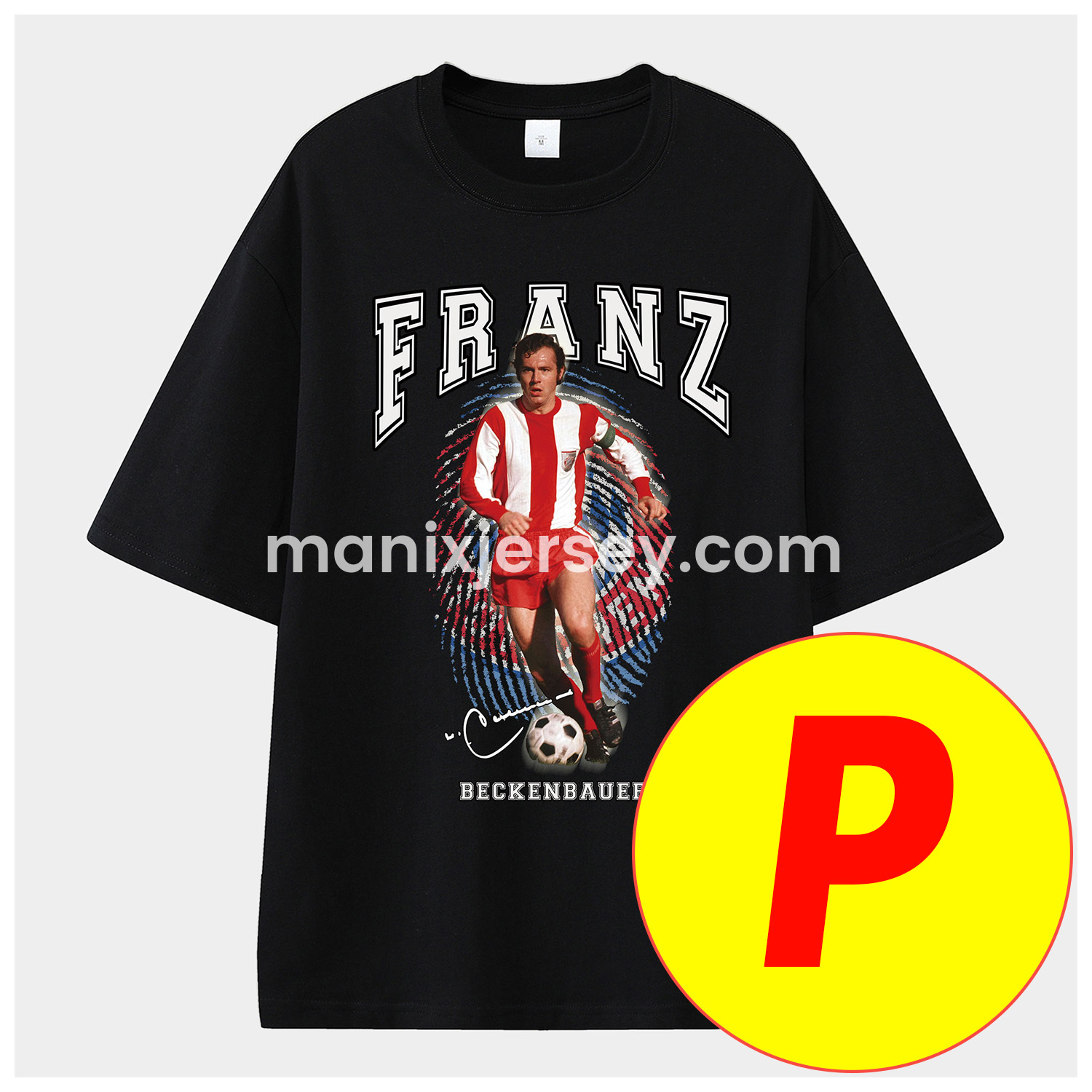 ManixJersey.com | Bayern Munich 125th Legendary Players Unisex Pure Cotton T-shirt -Customize Name, Number and Patch | Worldwide Shipping