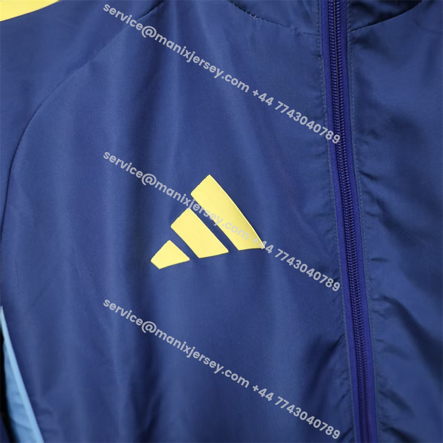 ManixJersey.com | Club América 25-26 Blue Windbreaker Jacket - Deep Green -Customize Name, Number and Patch | Worldwide Shipping