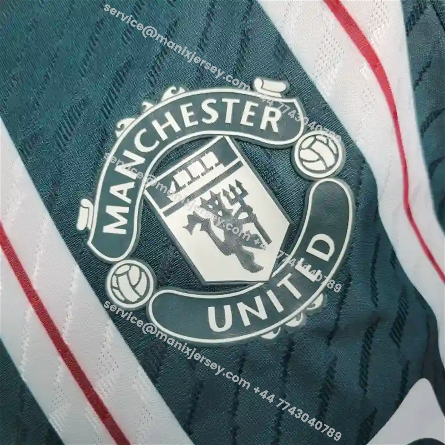 ManixJersey.com | Retro Manchester United 2023-24 Away Green Jersey - Player Version -Customize Name, Number and Patch | Worldwide Shipping