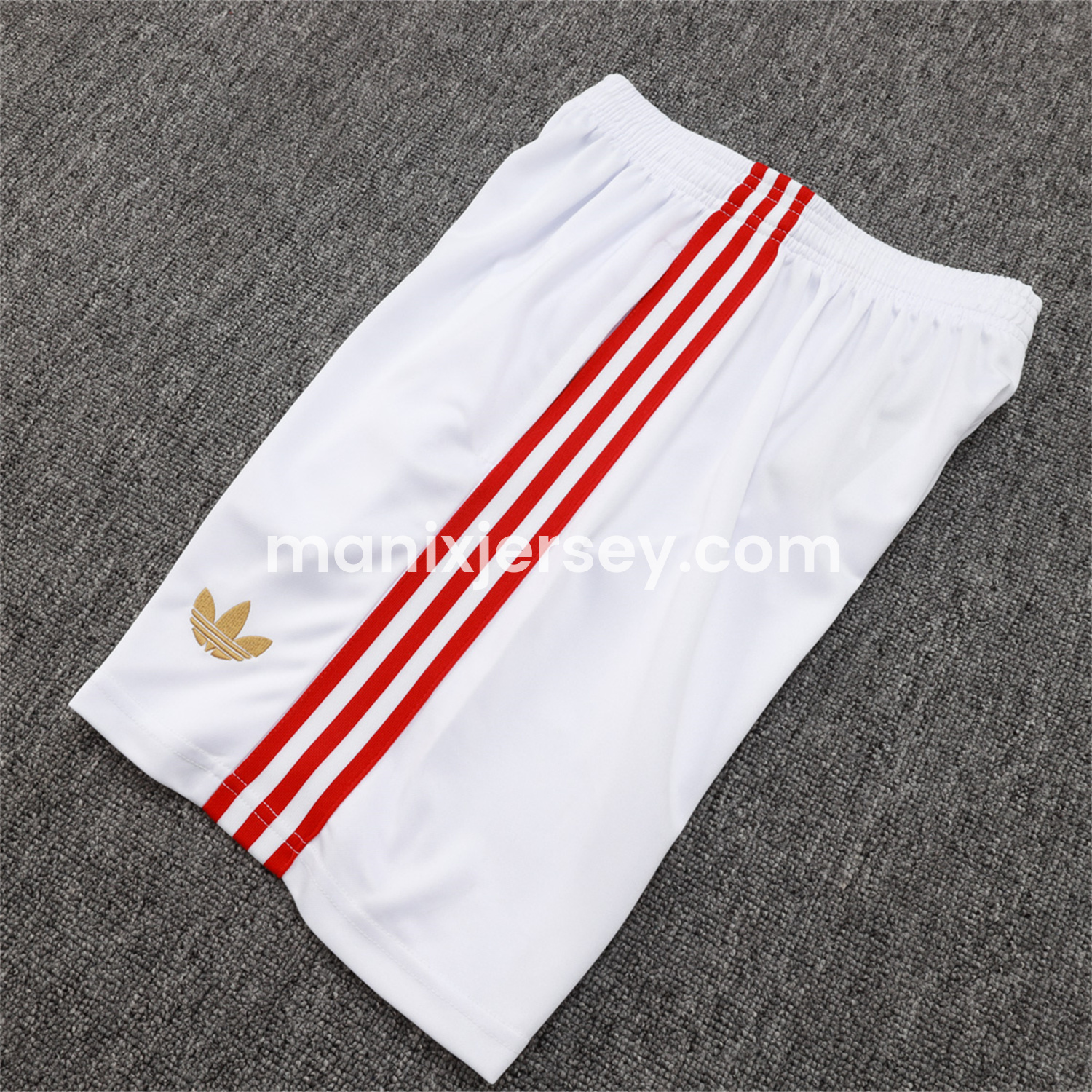 ManixJersey.com | Bayern Munich 2025 125th Anniversary Vest Training Set - White Top and Shorts -Customize Name, Number and Patch | Worldwide Shipping