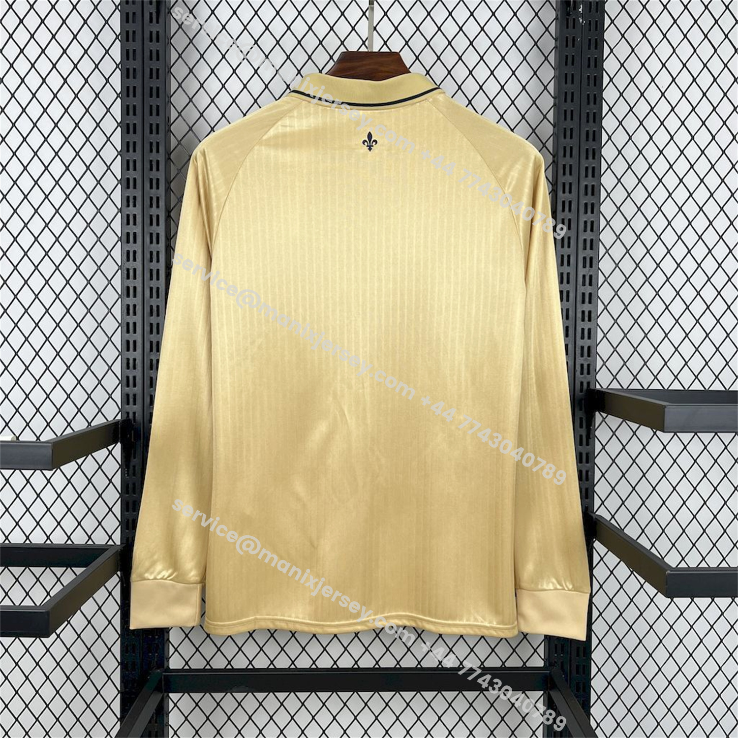 ManixJersey.com | FC Versailles 25-26 Gold L'Élégant Special Long Sleeves Jersey - Fans Version -Customize Name, Number and Patch | Worldwide Shipping