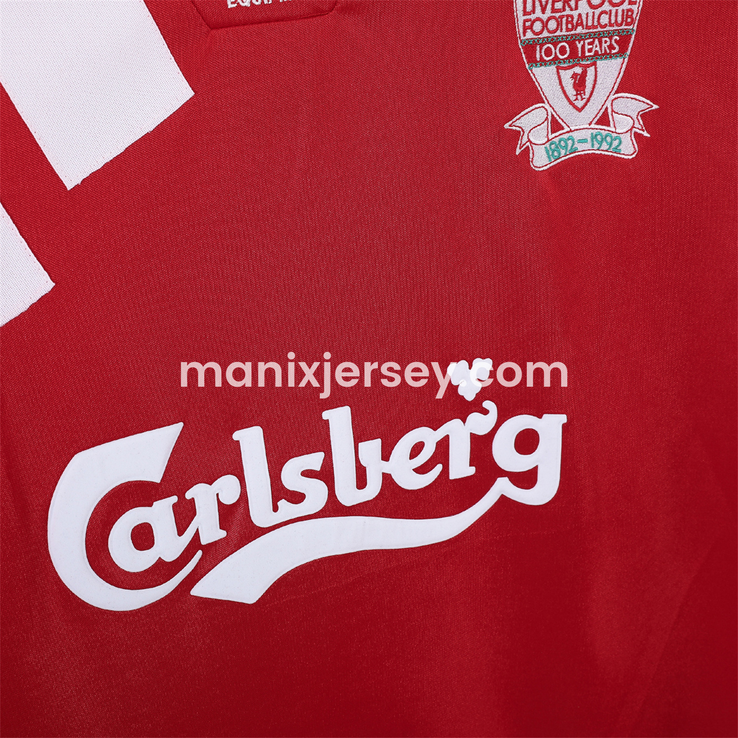 ManixJersey.com | Retro Liver.pool 1992-93 Home Jersey -Customize Name, Number and Patch | Worldwide Shipping