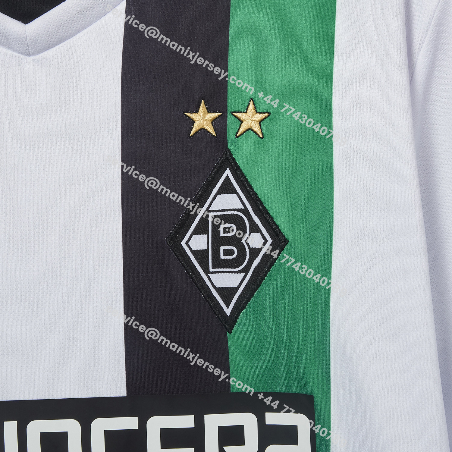 ManixJersey.com | Retro Borussia Mönchengladbach 2008-09 Home Jersey -Customize Name, Number and Patch | Worldwide Shipping
