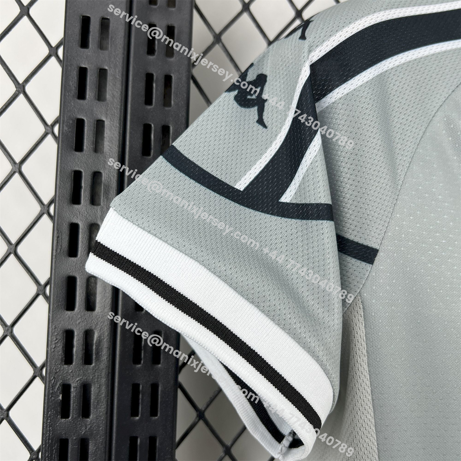 ManixJersey.com | Women's Vasco da Gama 25-26 Grey Pre-Match Jersey -Customize Name, Number and Patch | Worldwide Shipping