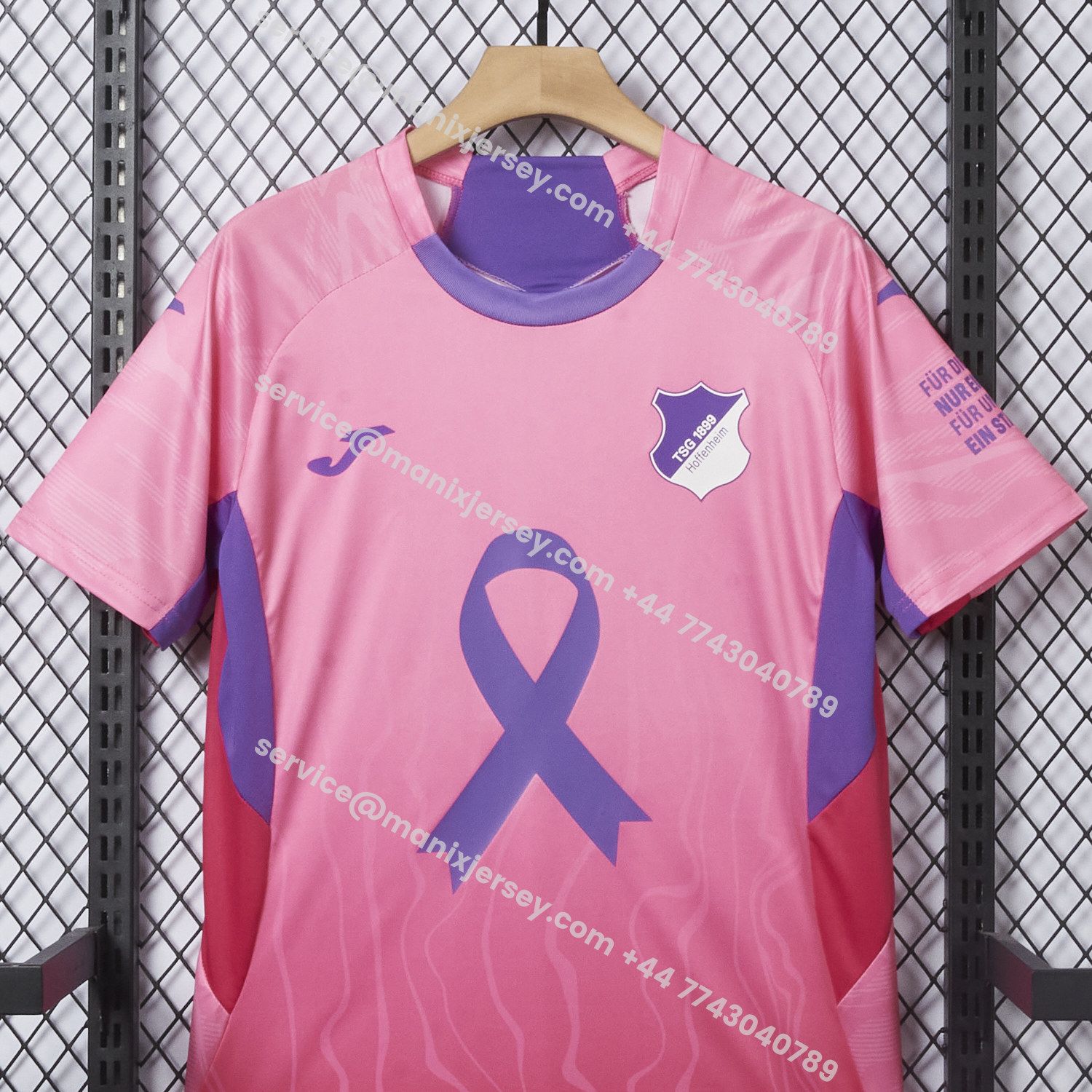 ManixJersey.com | Hoffenheim 25-26 Breast Cancer Awareness Special Jersey - Fans Version -Customize Name, Number and Patch | Worldwide Shipping