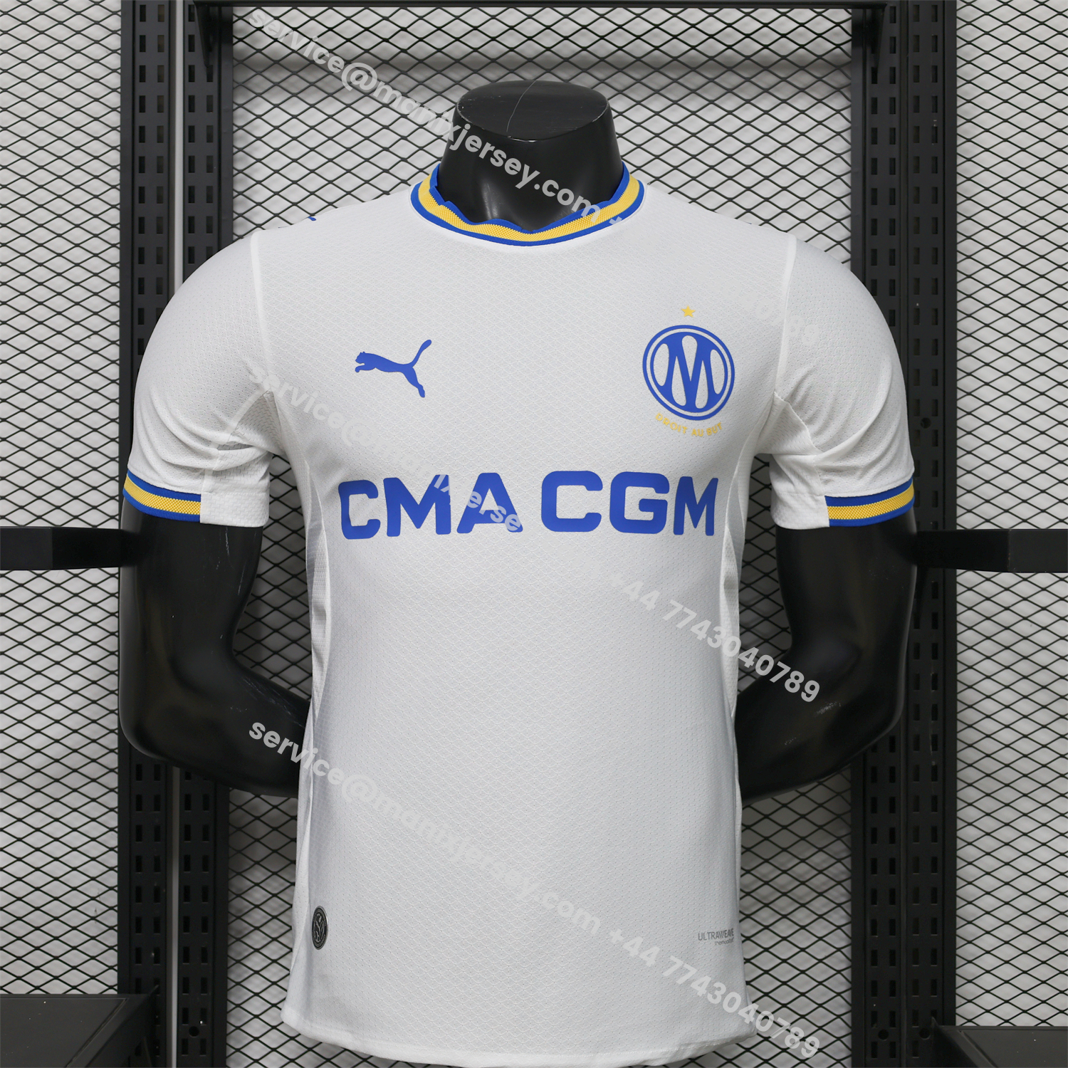 Marseille 26-27 Home Jersey -Player Version:football jersey mysite: unitedjerseyfootball 邓江浪:football