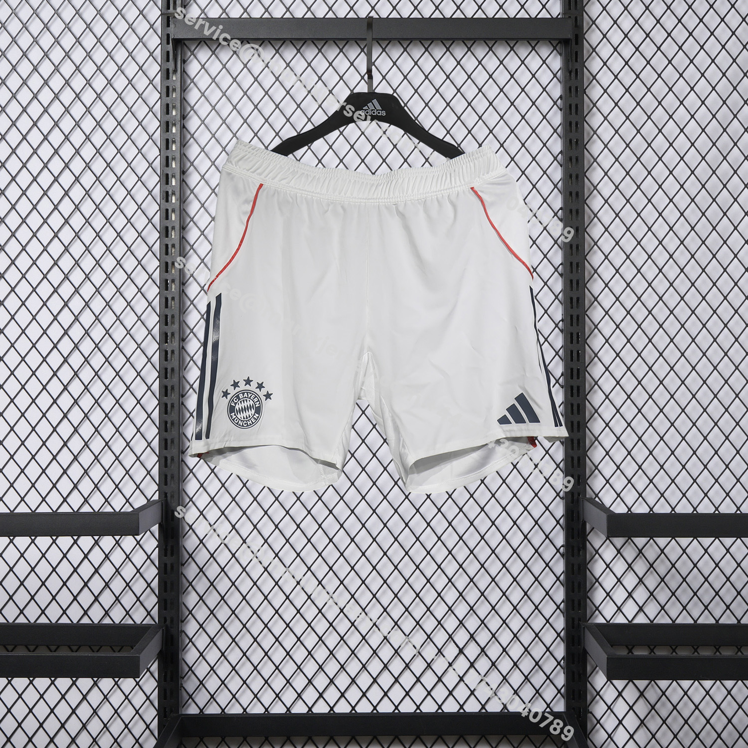 ManixJersey.com | Bayern Munich 25-26 Away White Shorts - Player Version -Customize Name, Number and Patch | Worldwide Shipping