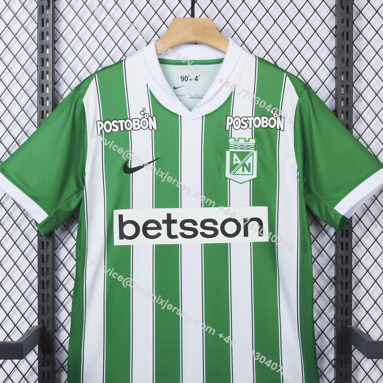 ManixJersey.com | Atlético Nacional 2026 Home Jersey - Fans Version -Customize Name, Number and Patch | Worldwide Shipping