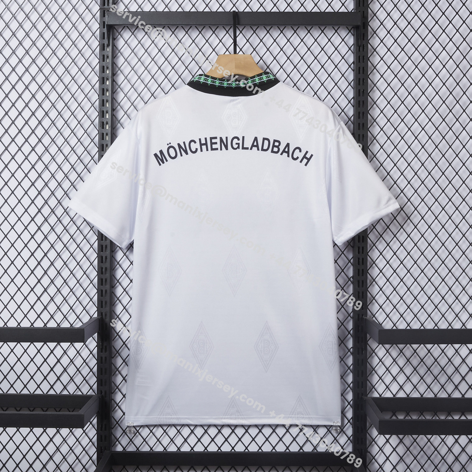 ManixJersey.com | Retro Borussia Mönchengladbach 1995-96 Home Jersey -Customize Name, Number and Patch | Worldwide Shipping