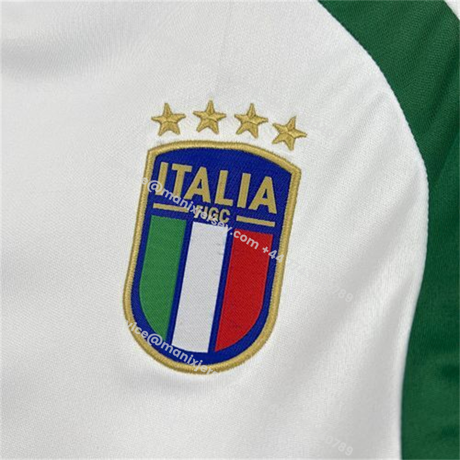 ManixJersey.com | Italy 2026 White Tiro Pre-Match Jersey -Customize Name, Number and Patch | Worldwide Shipping