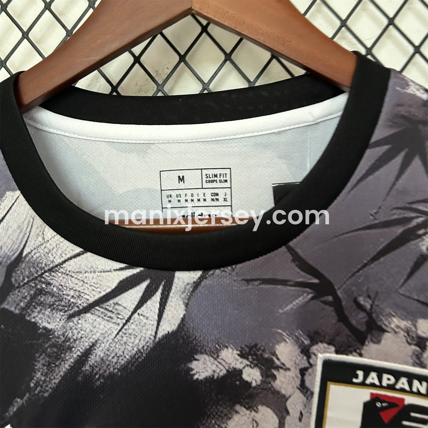 ManixJersey.com | Japan 25-26 Black Samurai Under The Cherry Tree Special Jersey - Fans Version -Customize Name, Number and Patch | Worldwide Shipping